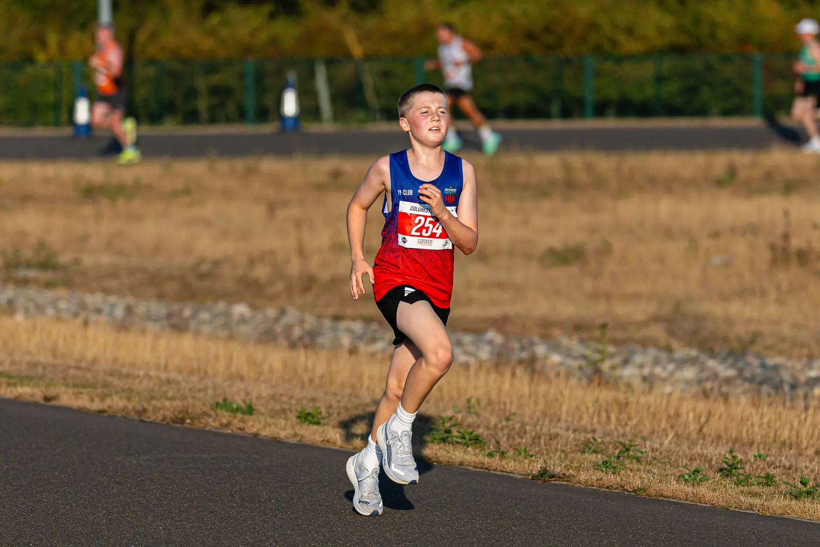 Brentwood Beagles athletes at the Colchester Friday Night 5K / Essex 5K Championships, Colchester, 7 August 2026