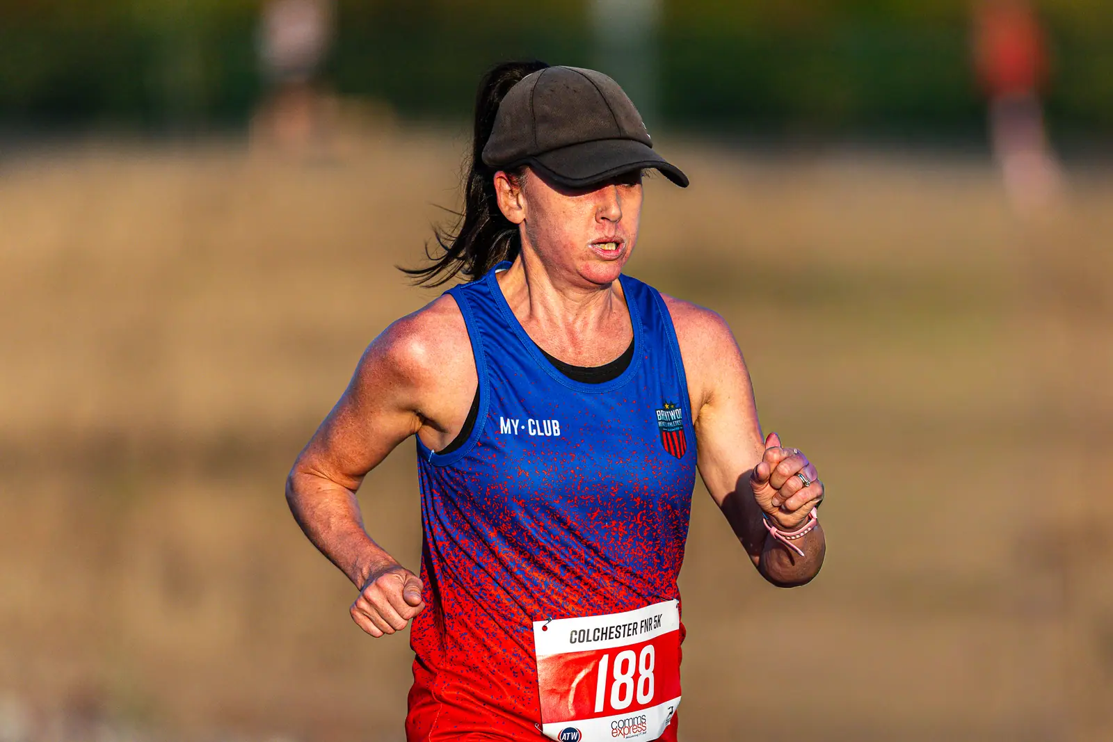 Brentwood Beagles athletes at the Colchester Friday Night 5K / Essex 5K Championships, Colchester, 7 August 2026