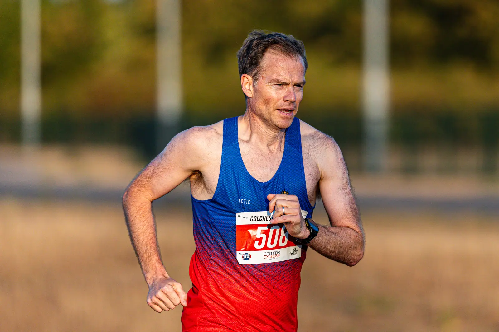 Brentwood Beagles athletes at the Colchester Friday Night 5K / Essex 5K Championships, Colchester, 7 August 2026