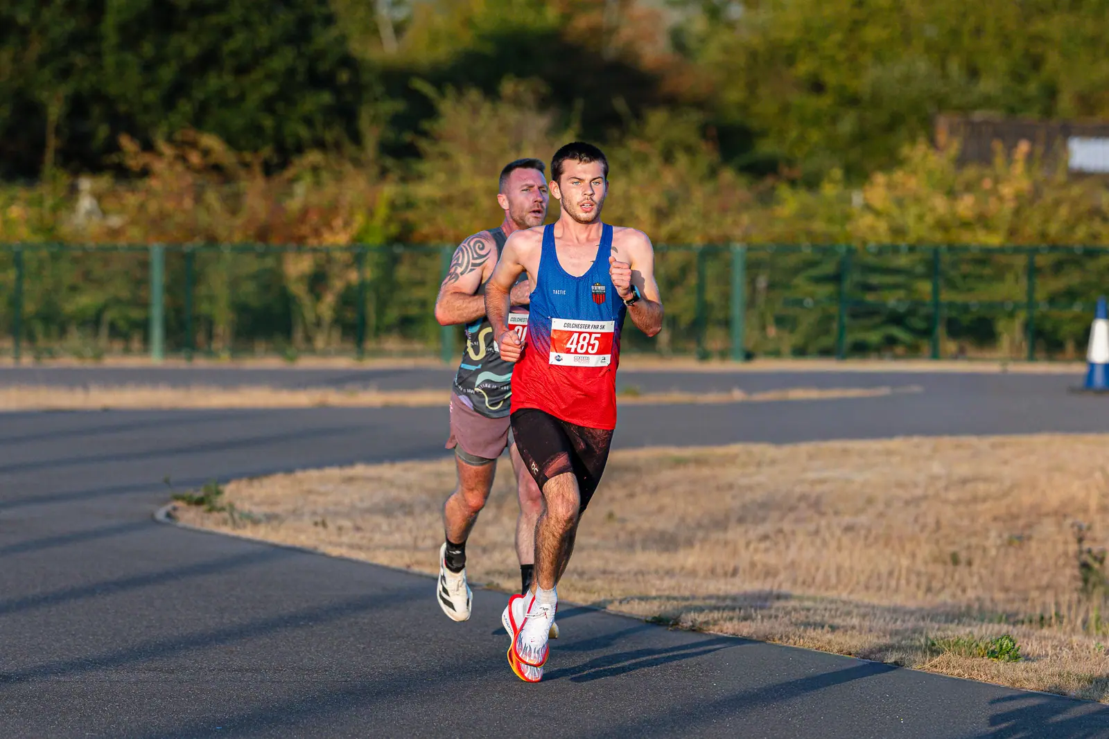 Brentwood Beagles athletes at the Colchester Friday Night 5K / Essex 5K Championships, Colchester, 7 August 2026