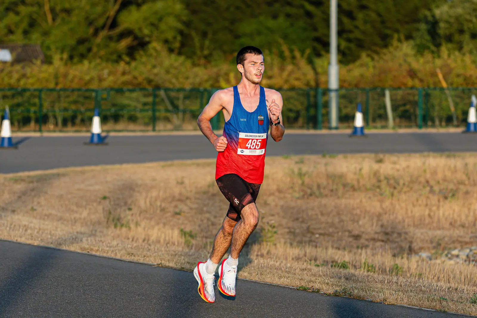 Brentwood Beagles athletes at the Colchester Friday Night 5K / Essex 5K Championships, Colchester, 7 August 2026