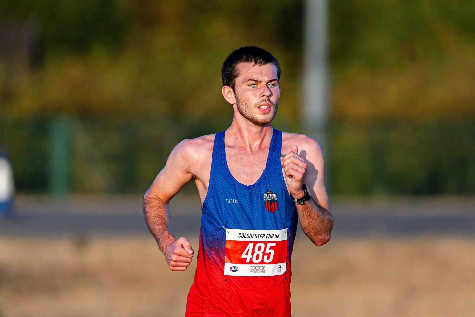 Brentwood Beagles athletes at the Colchester Friday Night 5K / Essex 5K Championships, Colchester, 7 August 2026
