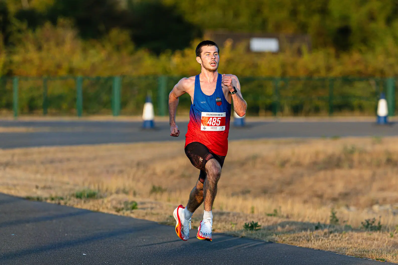 Brentwood Beagles athletes at the Colchester Friday Night 5K / Essex 5K Championships, Colchester, 7 August 2026
