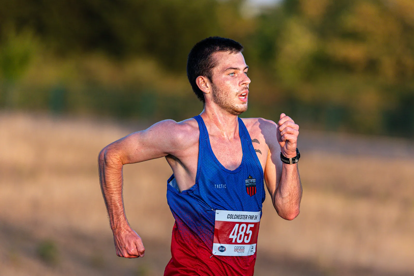 Brentwood Beagles athletes at the Colchester Friday Night 5K / Essex 5K Championships, Colchester, 7 August 2026