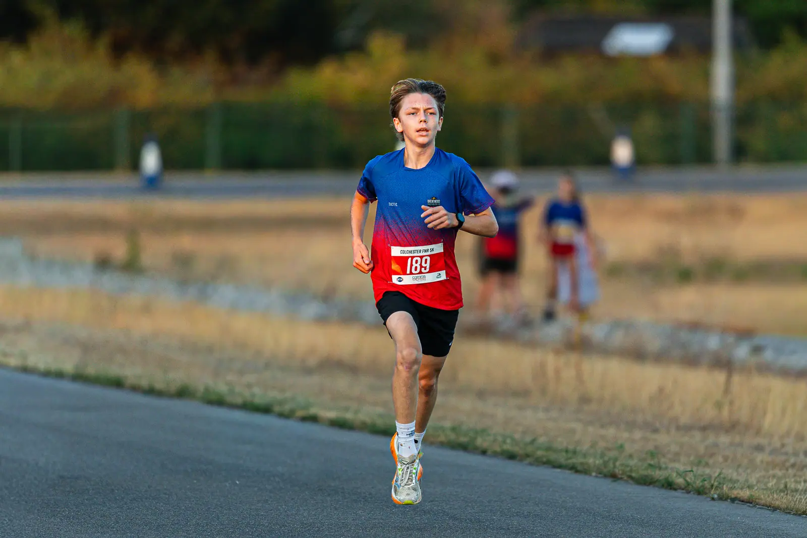 Brentwood Beagles athletes at the Colchester Friday Night 5K / Essex 5K Championships, Colchester, 7 August 2026