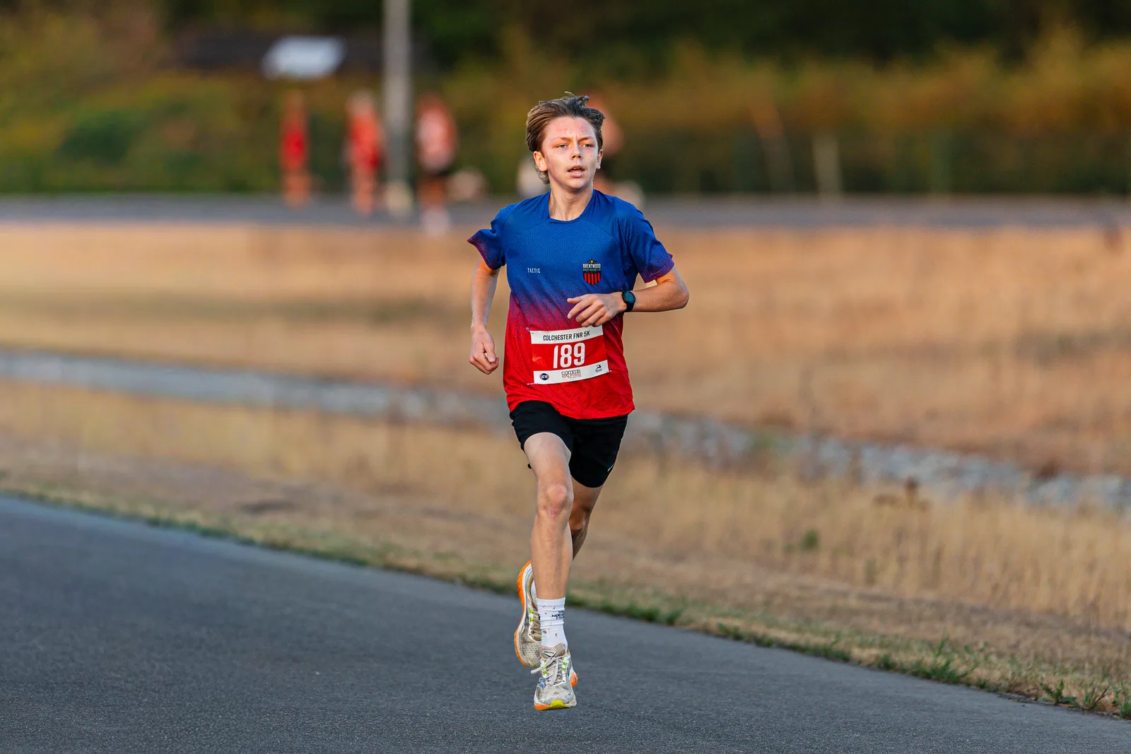 Brentwood Beagles athletes at the Colchester Friday Night 5K / Essex 5K Championships, Colchester, 7 August 2026