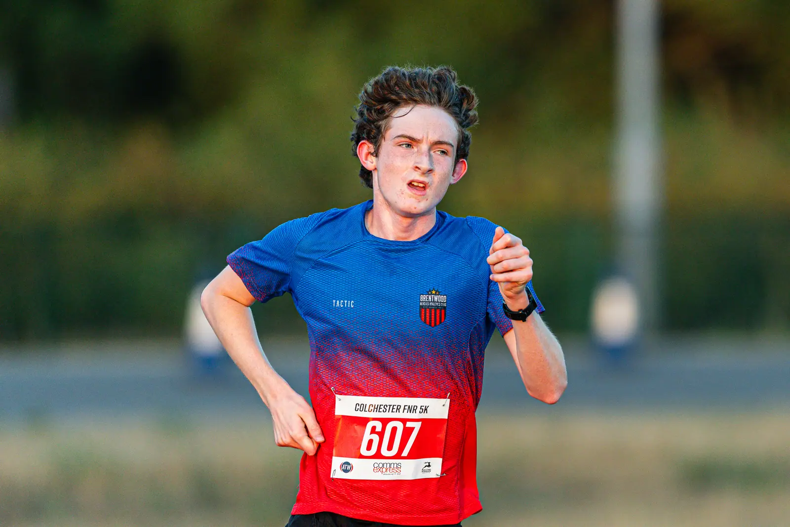 Brentwood Beagles athletes at the Colchester Friday Night 5K / Essex 5K Championships, Colchester, 7 August 2026