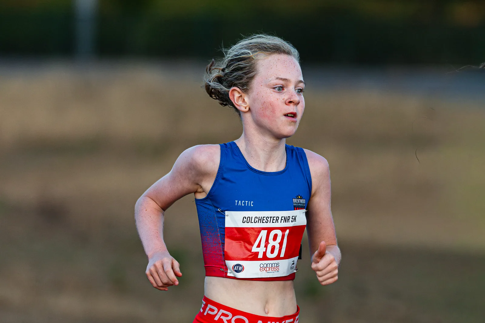 Brentwood Beagles athletes at the Colchester Friday Night 5K / Essex 5K Championships, Colchester, 7 August 2026