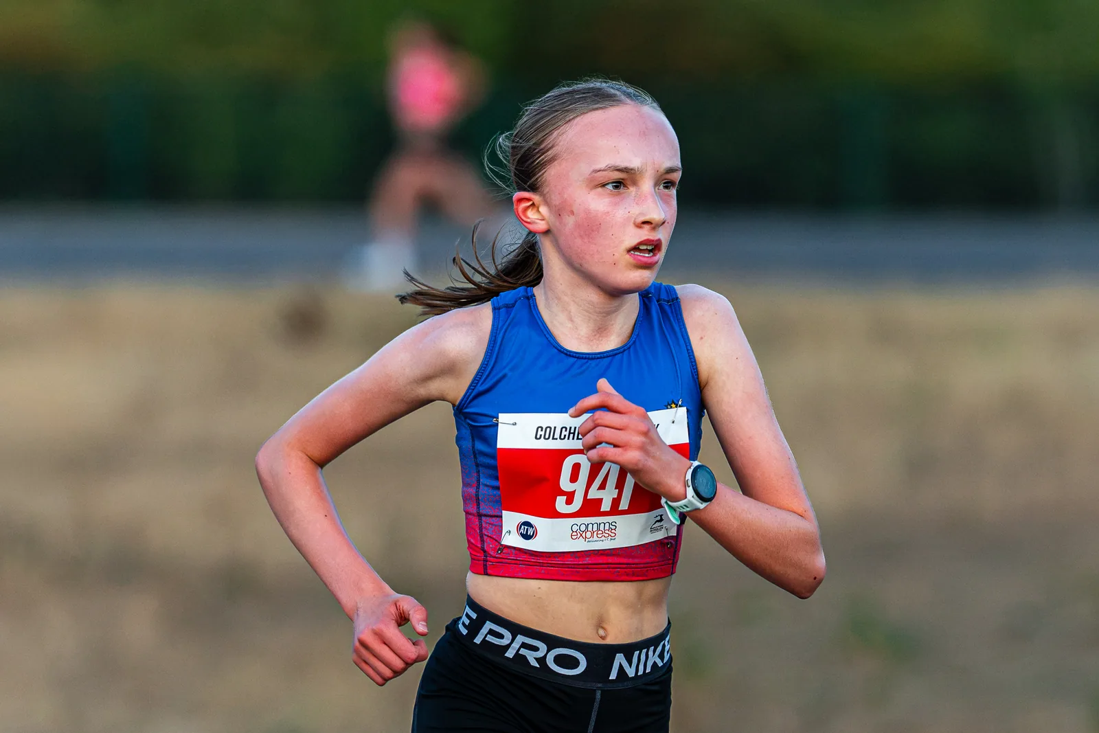 Brentwood Beagles athletes at the Colchester Friday Night 5K / Essex 5K Championships, Colchester, 7 August 2026