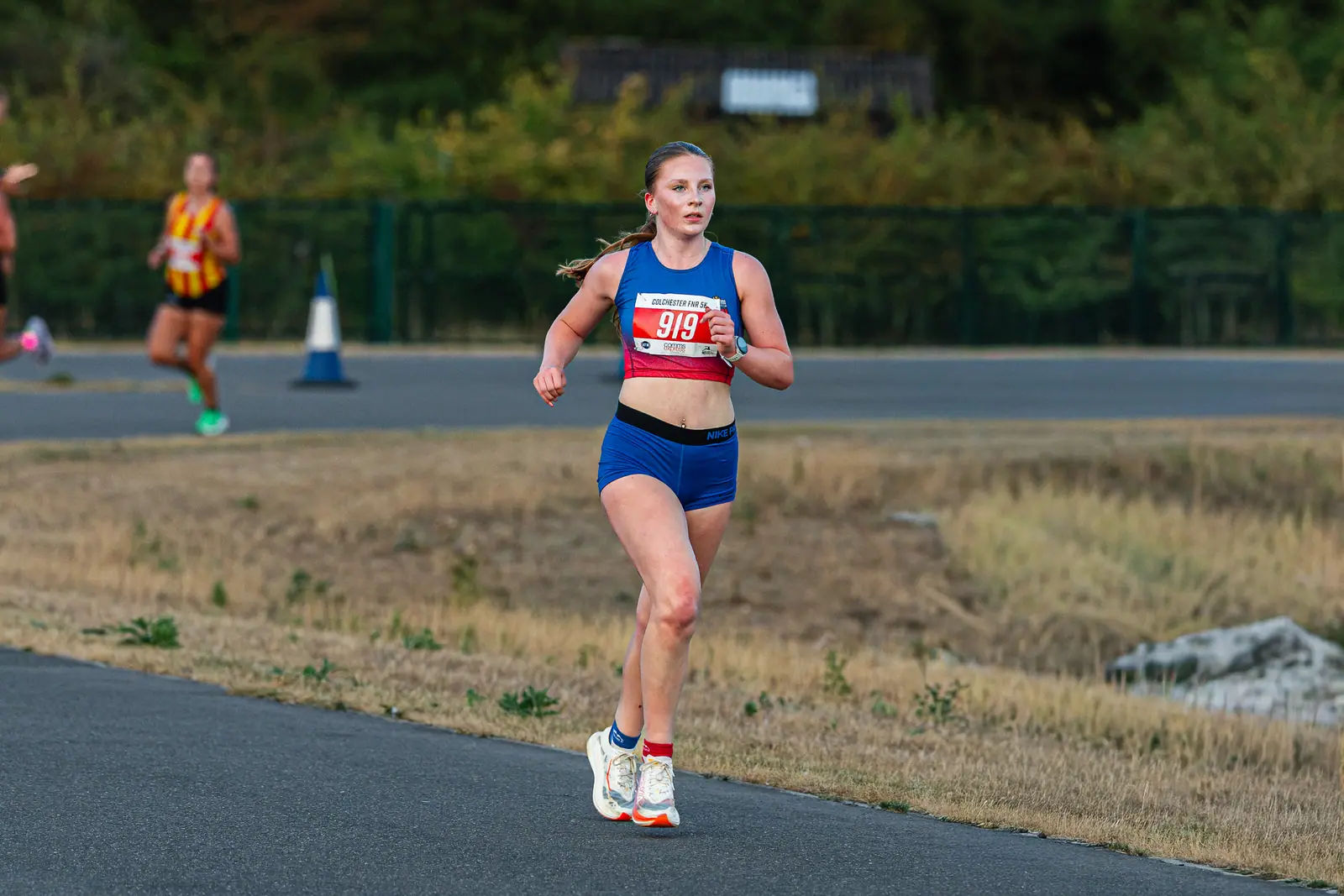 Brentwood Beagles athletes at the Colchester Friday Night 5K / Essex 5K Championships, Colchester, 7 August 2026
