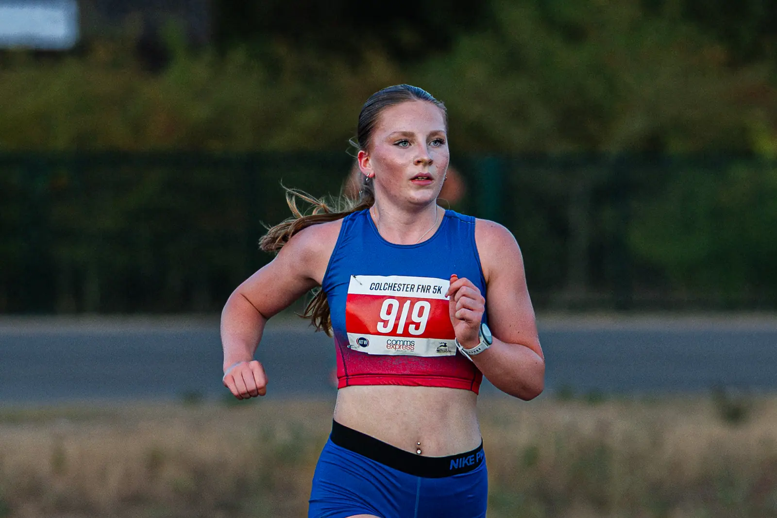 Brentwood Beagles athletes at the Colchester Friday Night 5K / Essex 5K Championships, Colchester, 7 August 2026
