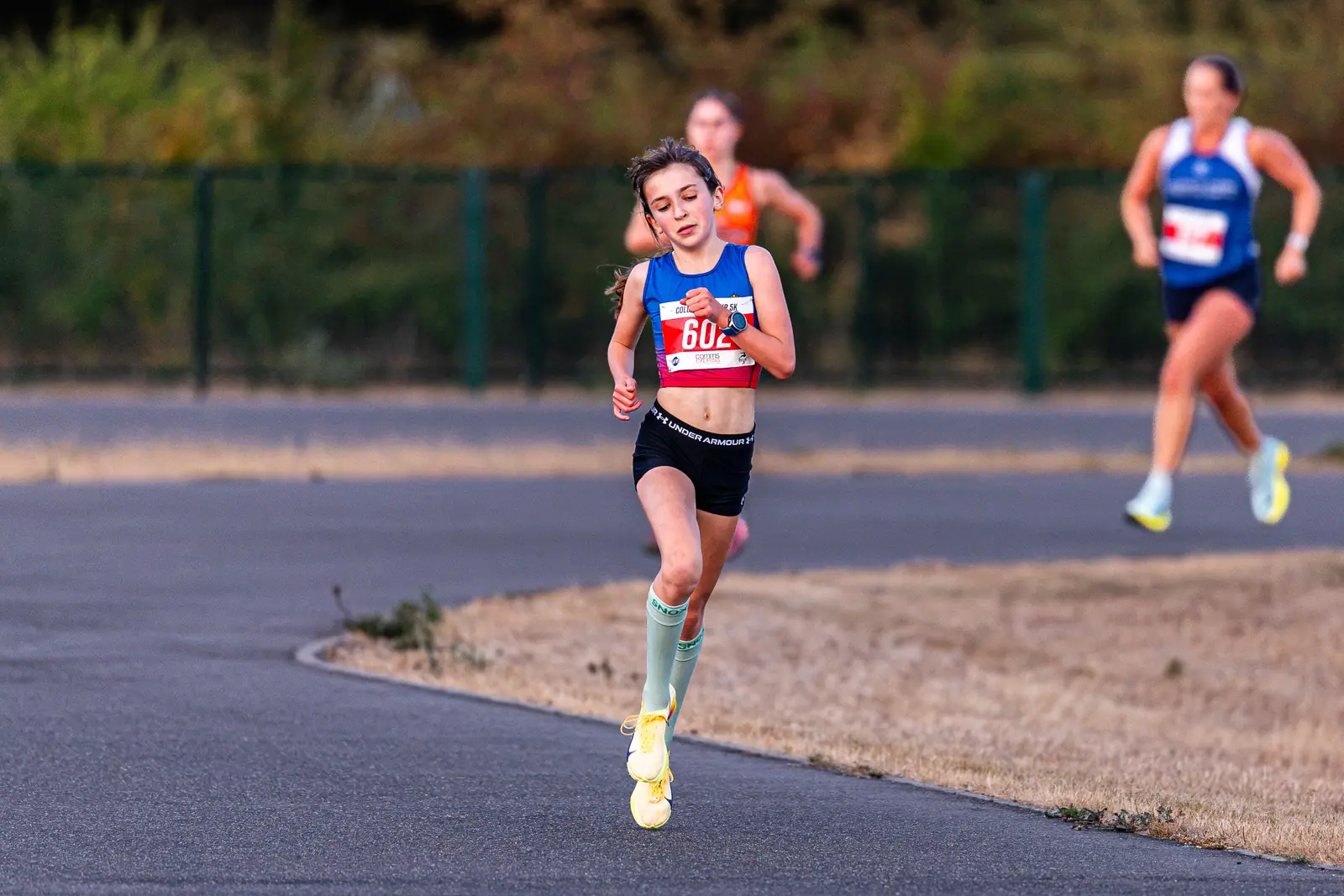 Brentwood Beagles athletes at the Colchester Friday Night 5K / Essex 5K Championships, Colchester, 7 August 2026