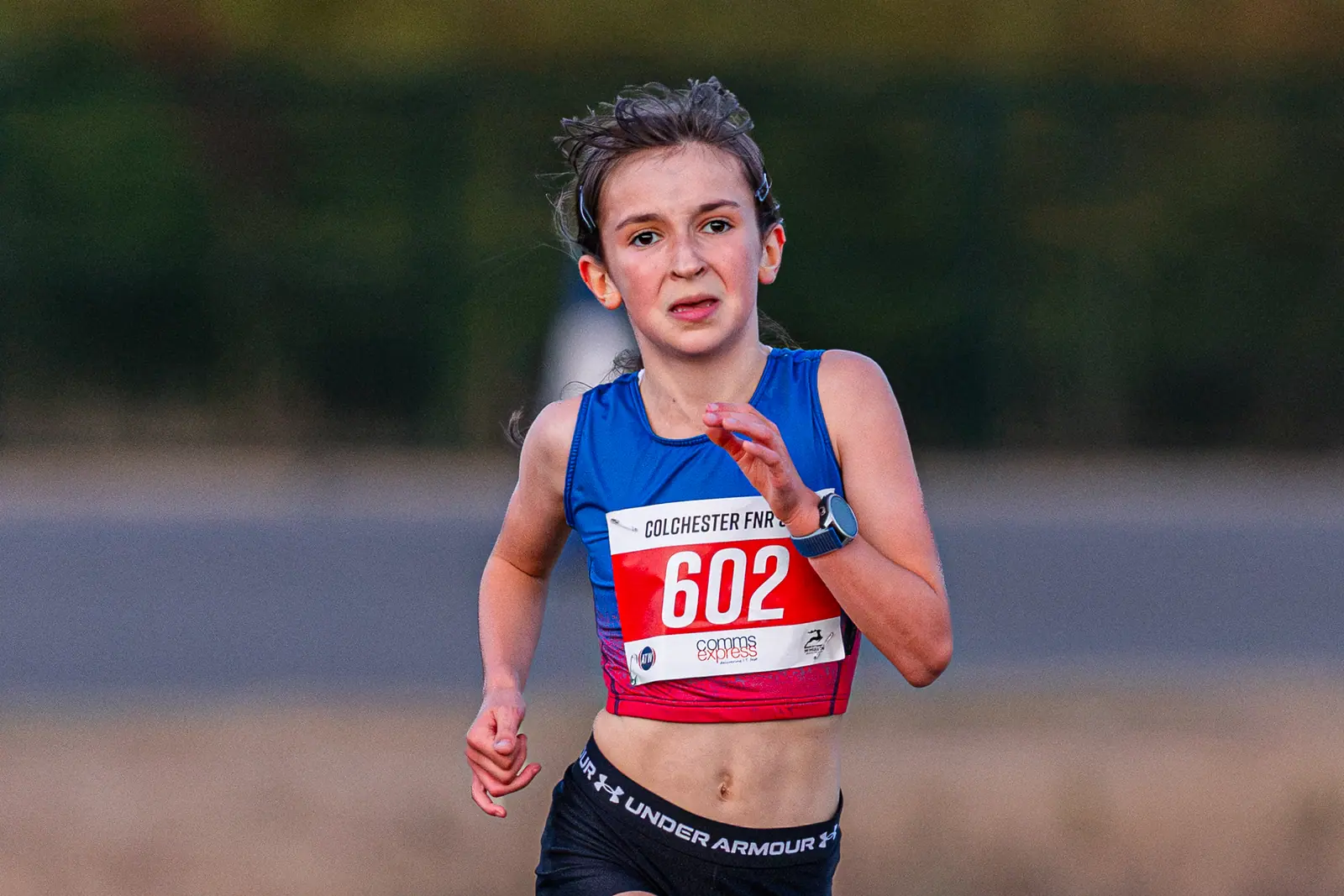 Brentwood Beagles athletes at the Colchester Friday Night 5K / Essex 5K Championships, Colchester, 7 August 2026