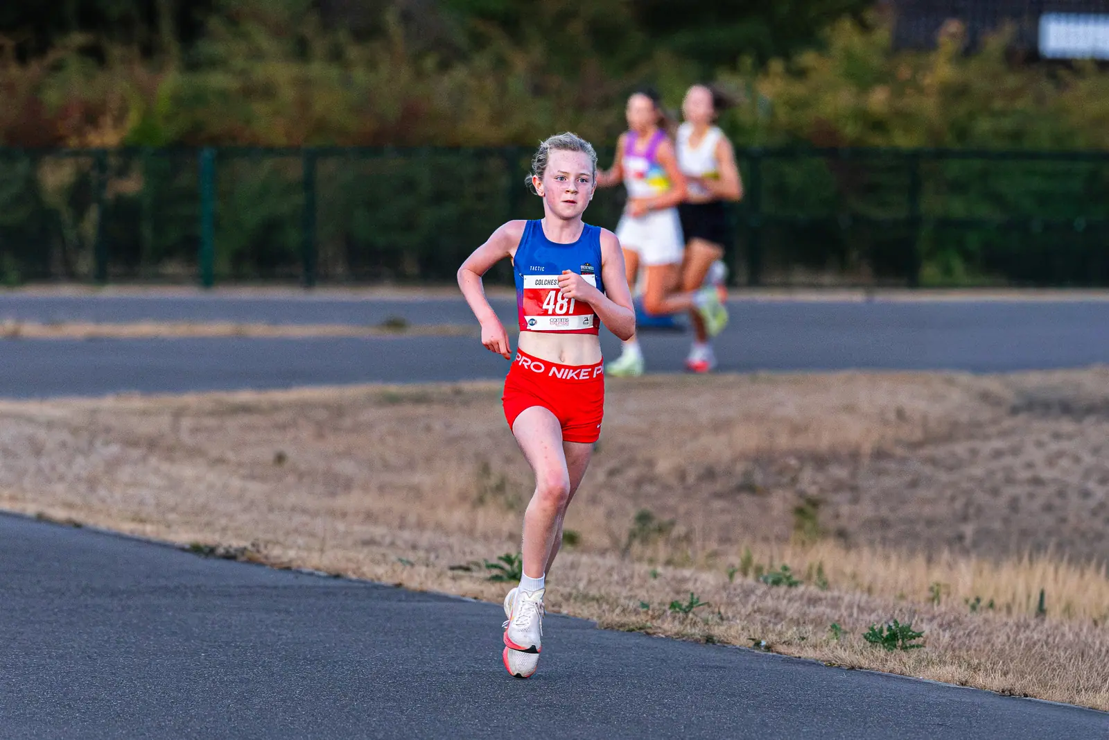 Brentwood Beagles athletes at the Colchester Friday Night 5K / Essex 5K Championships, Colchester, 7 August 2026