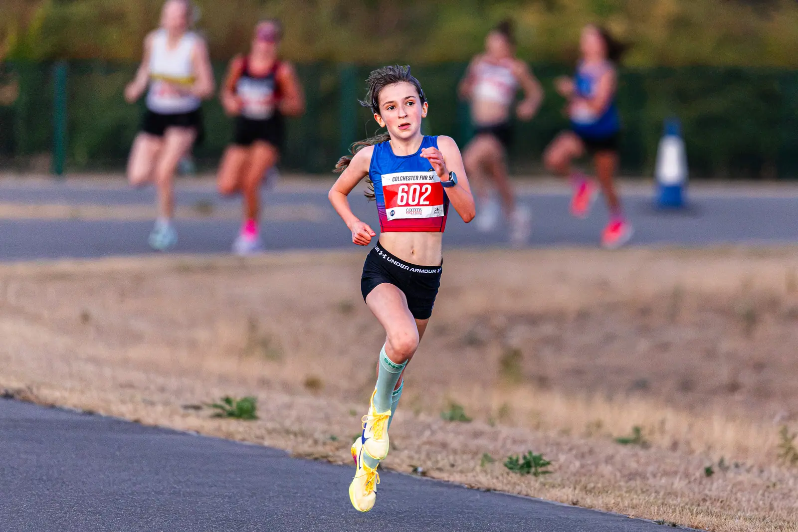 Brentwood Beagles athletes at the Colchester Friday Night 5K / Essex 5K Championships, Colchester, 7 August 2026