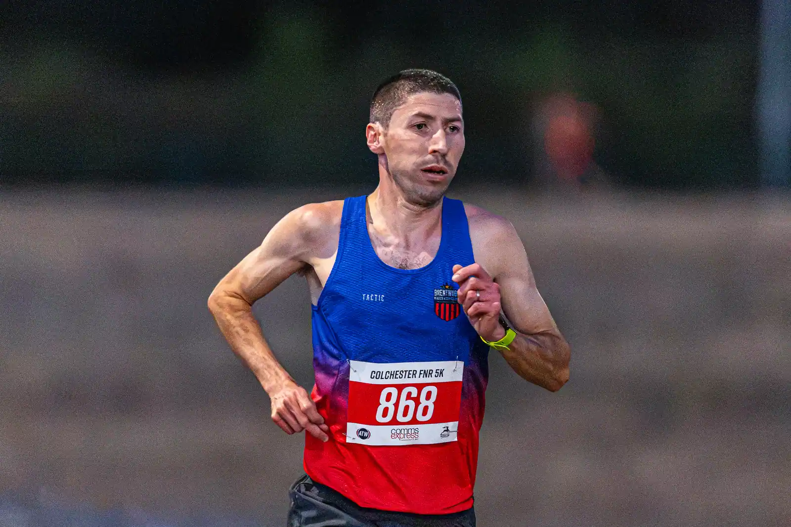 Brentwood Beagles athletes at the Colchester Friday Night 5K / Essex 5K Championships, Colchester, 7 August 2026