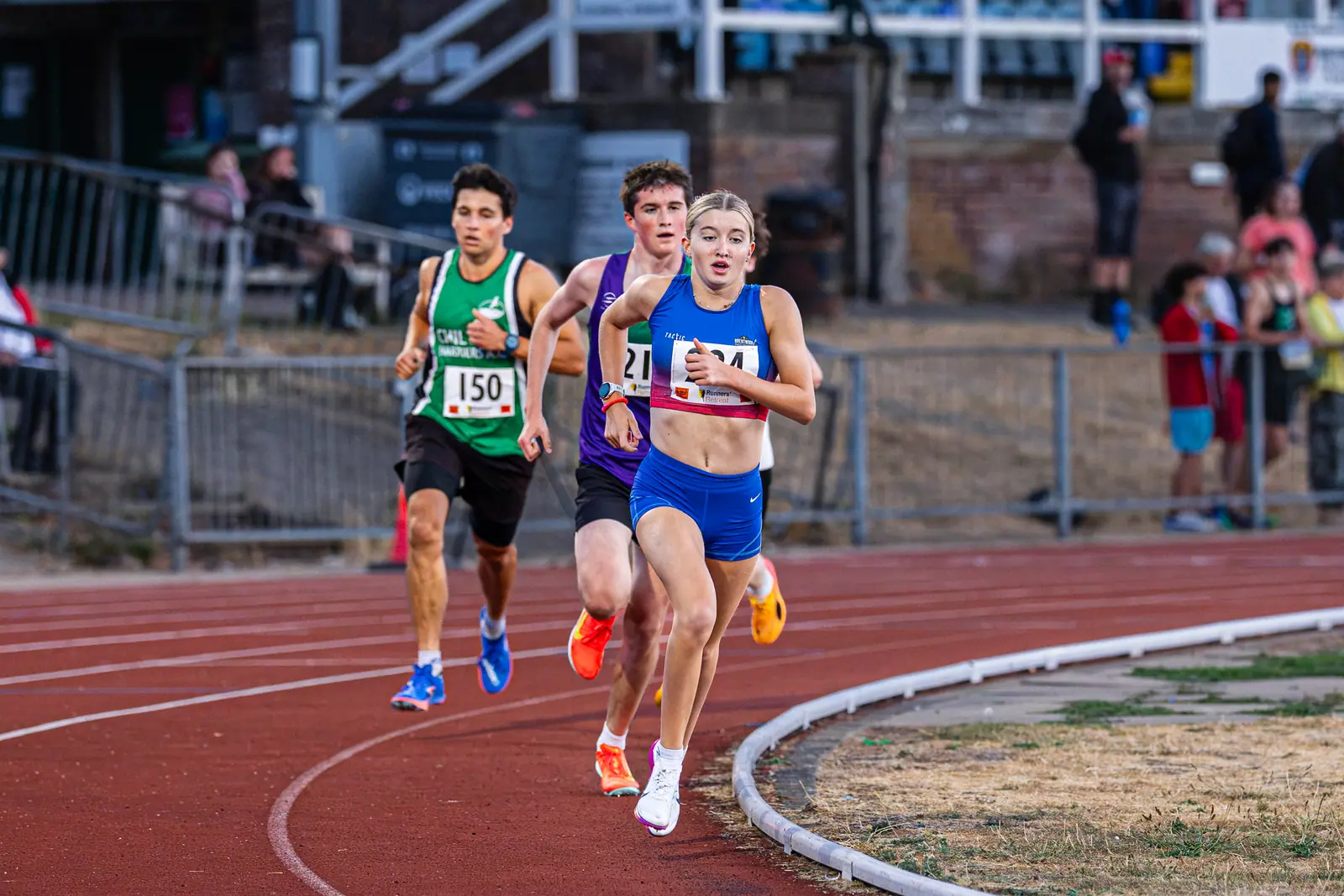 Brentwood Beagles athletes at the Watford Open, Watford, 19 August 2026