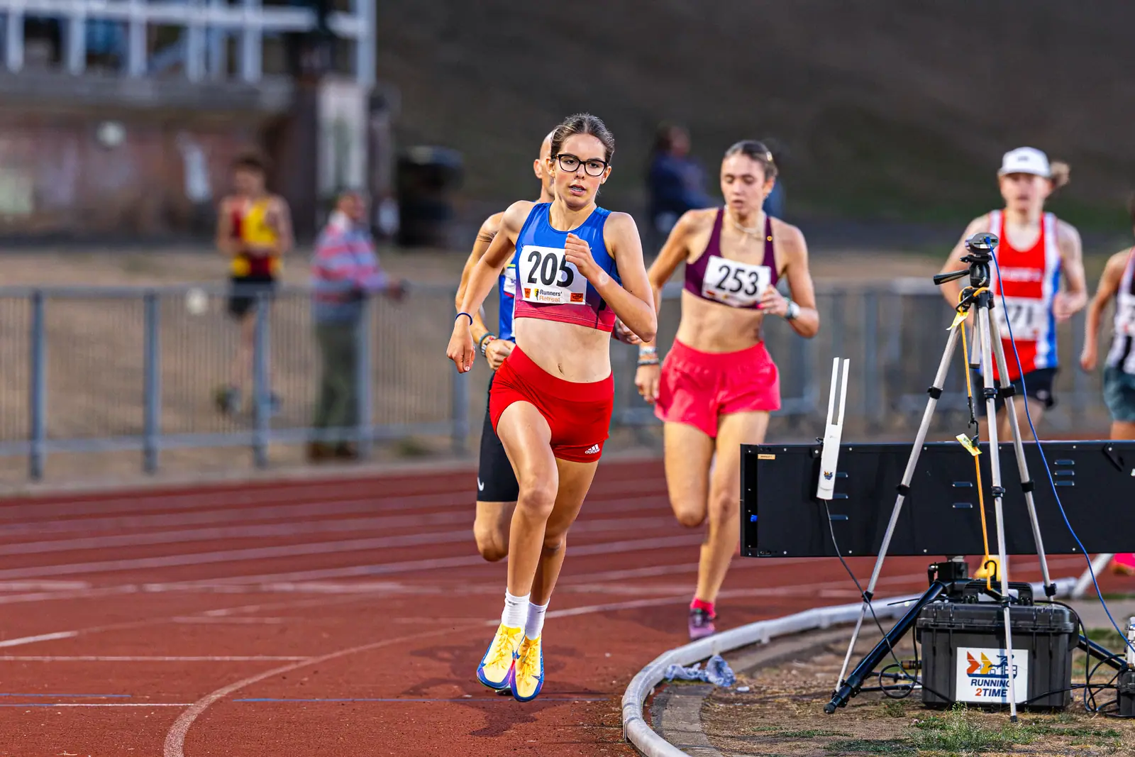 Brentwood Beagles athletes at the Watford Open, Watford, 19 August 2026