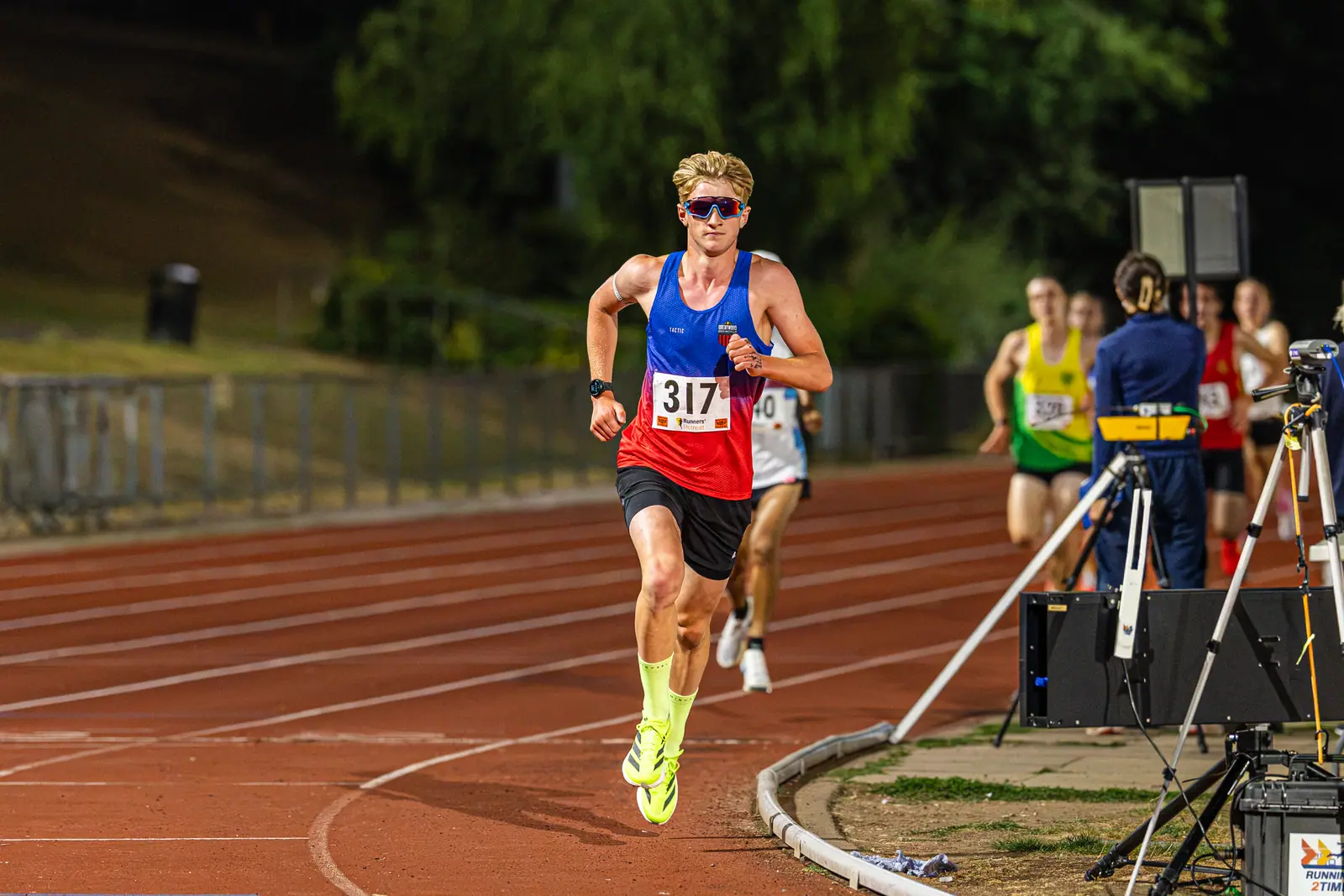 Brentwood Beagles athletes at the Watford Open, Watford, 19 August 2026