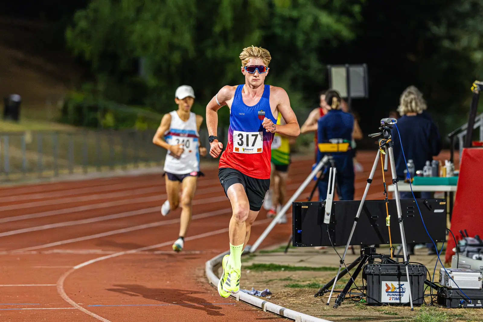 Brentwood Beagles athletes at the Watford Open, Watford, 19 August 2026