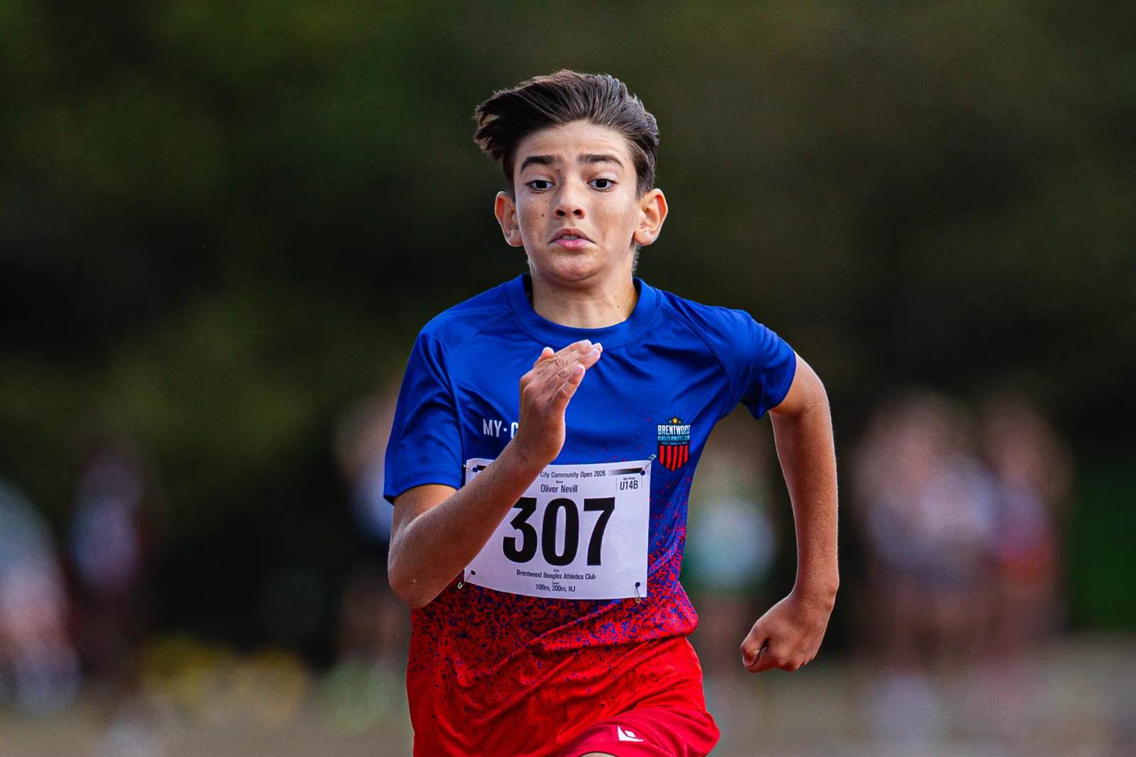Brentwood Beagles athletes at the Southend Open (Track and Field), Southend, 31 August 2026