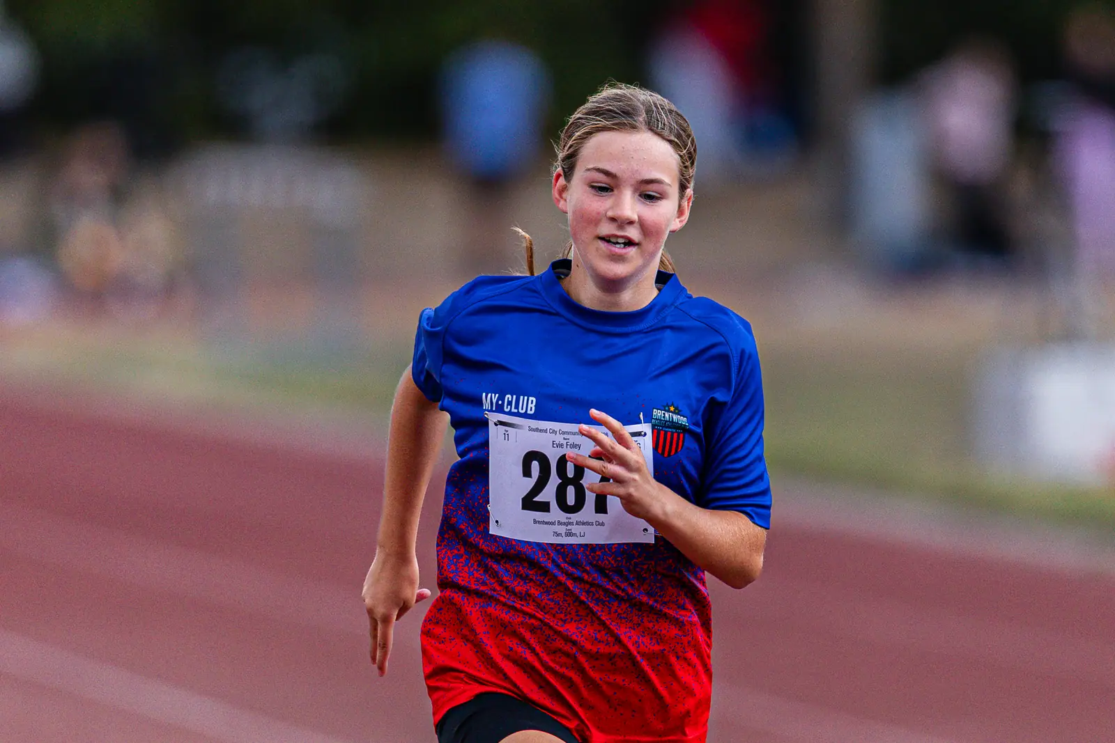 Brentwood Beagles athletes at the Southend Open (Track and Field), Southend, 31 August 2026