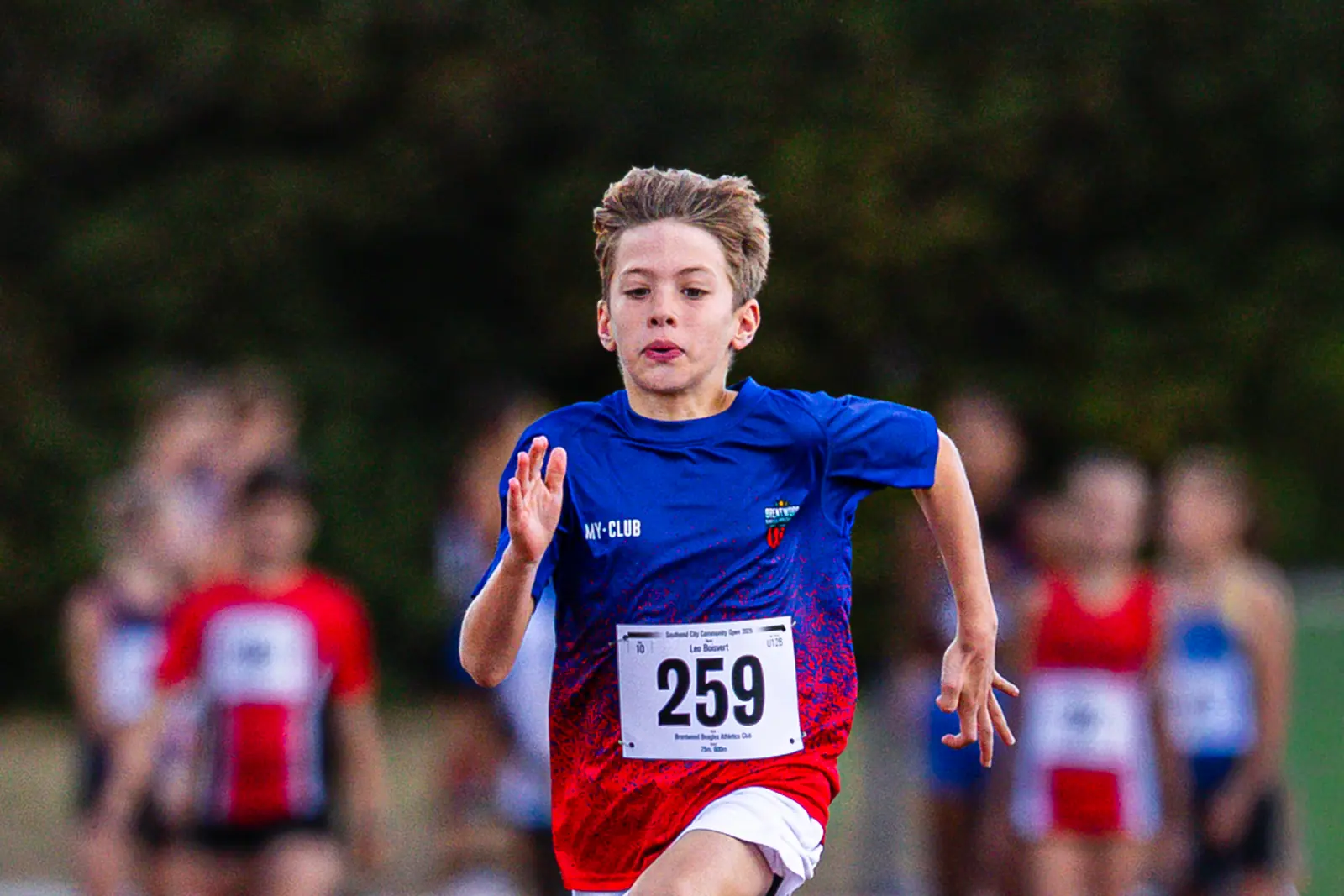 Brentwood Beagles athletes at the Southend Open (Track and Field), Southend, 31 August 2026