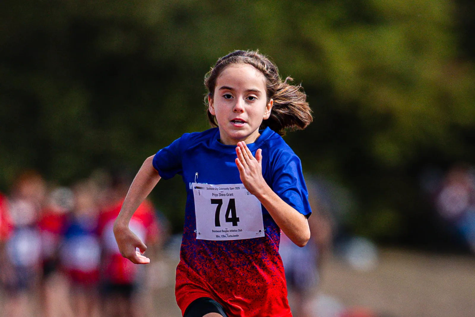 Brentwood Beagles athletes at the Southend Open (Track and Field), Southend, 31 August 2026