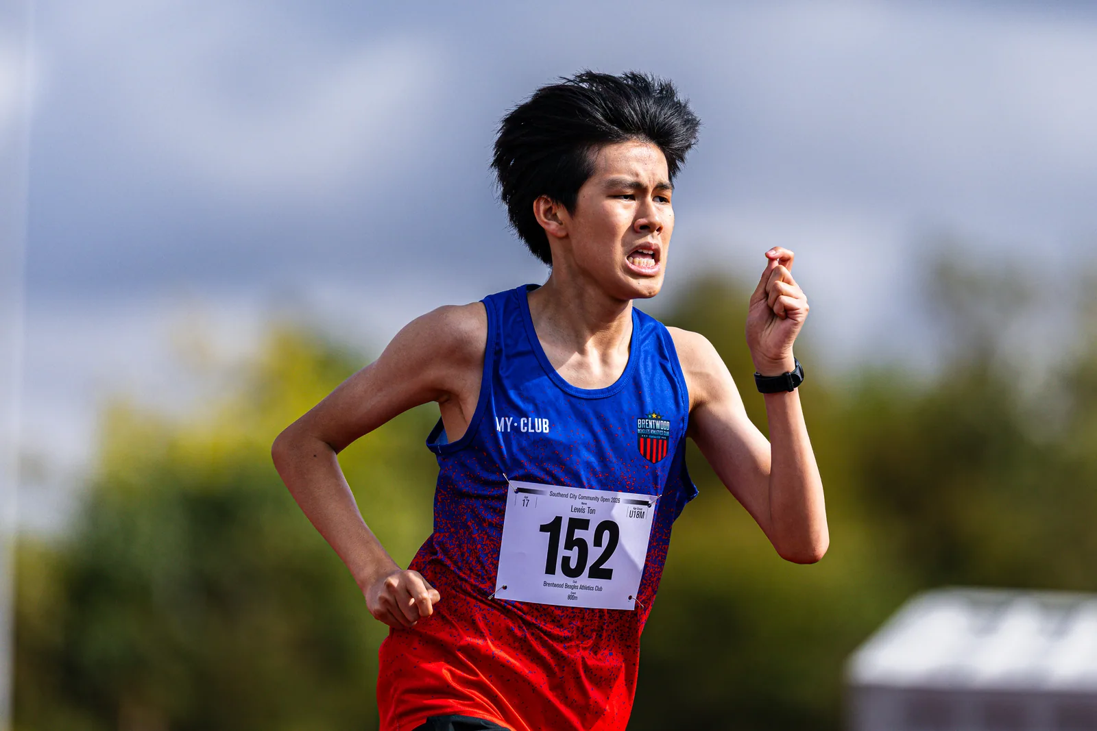Brentwood Beagles athletes at the Southend Open (Track and Field), Southend, 31 August 2026