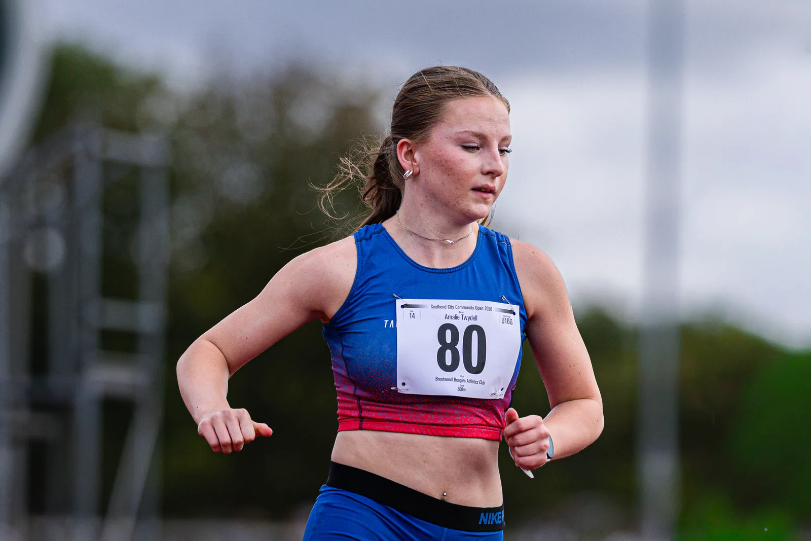 Brentwood Beagles athletes at the Southend Open (Track and Field), Southend, 31 August 2026