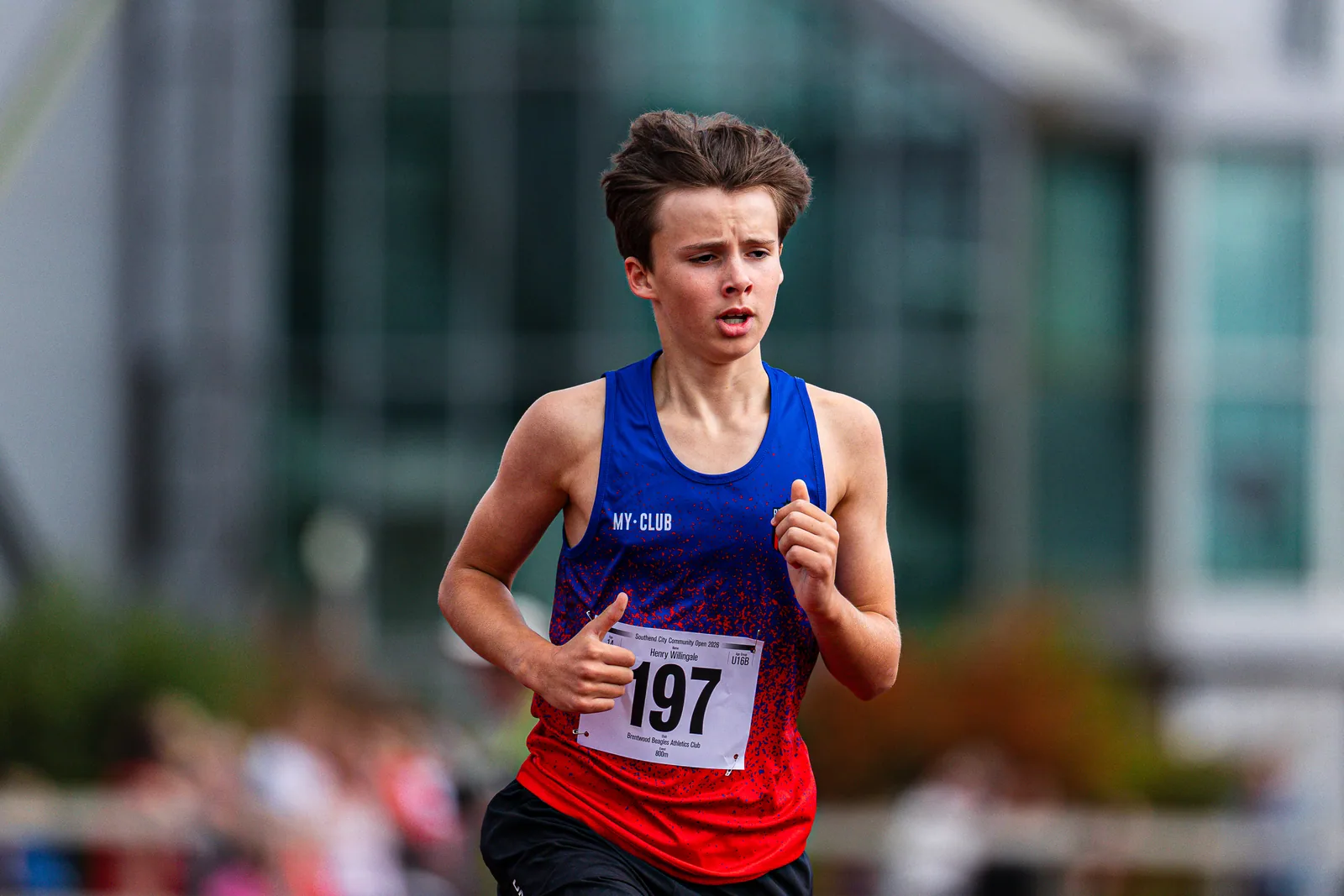 Brentwood Beagles athletes at the Southend Open (Track and Field), Southend, 31 August 2026