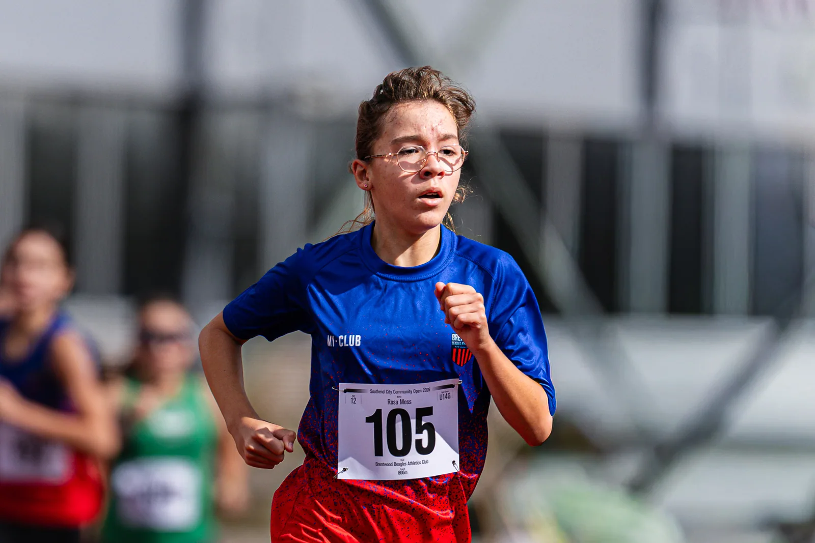 Brentwood Beagles athletes at the Southend Open (Track and Field), Southend, 31 August 2026