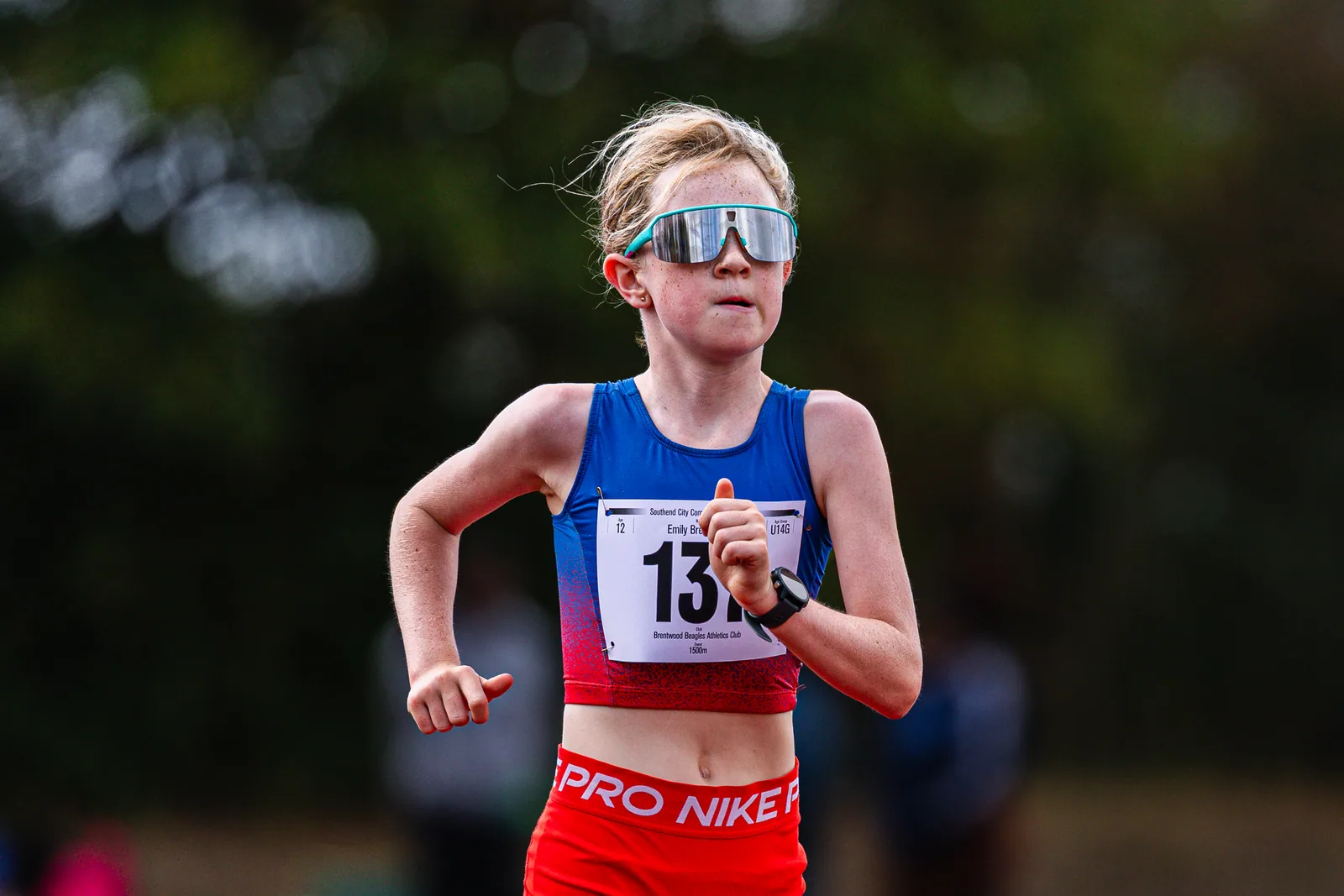 Brentwood Beagles athletes at the Southend Open (Track and Field), Southend, 31 August 2026