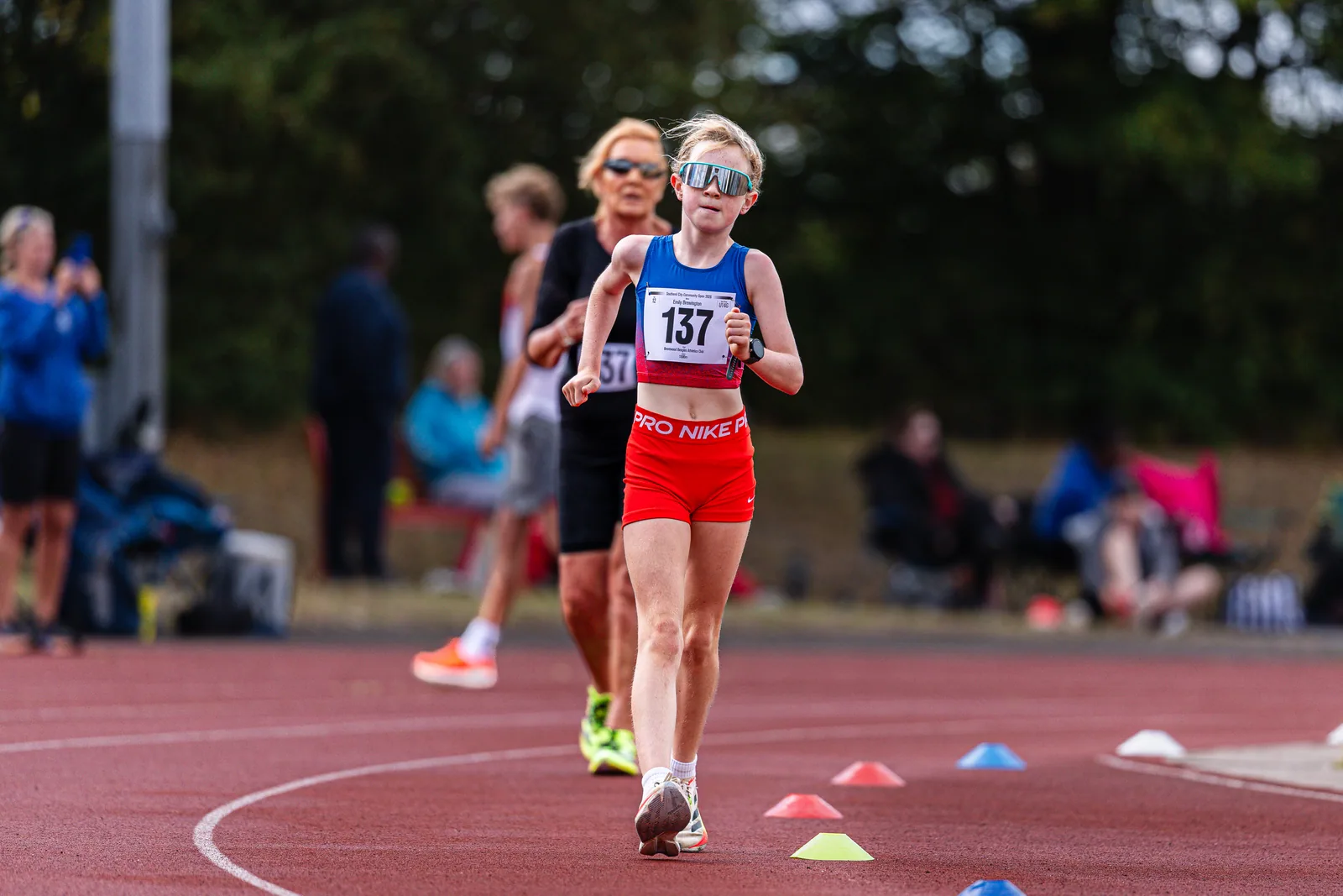 Brentwood Beagles athletes at the Southend Open (Track and Field), Southend, 31 August 2026
