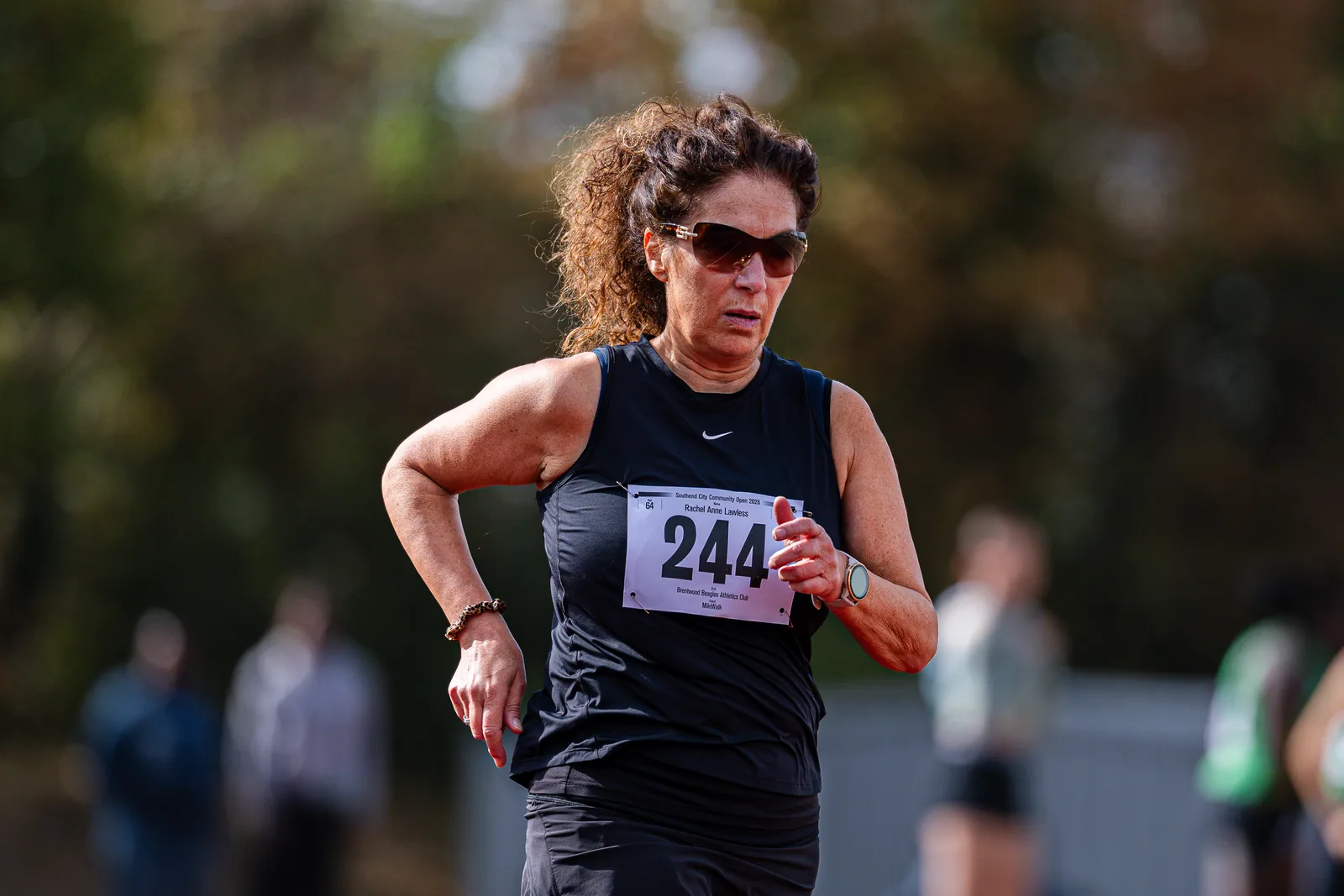 Brentwood Beagles athletes at the Southend Open (Track and Field), Southend, 31 August 2026