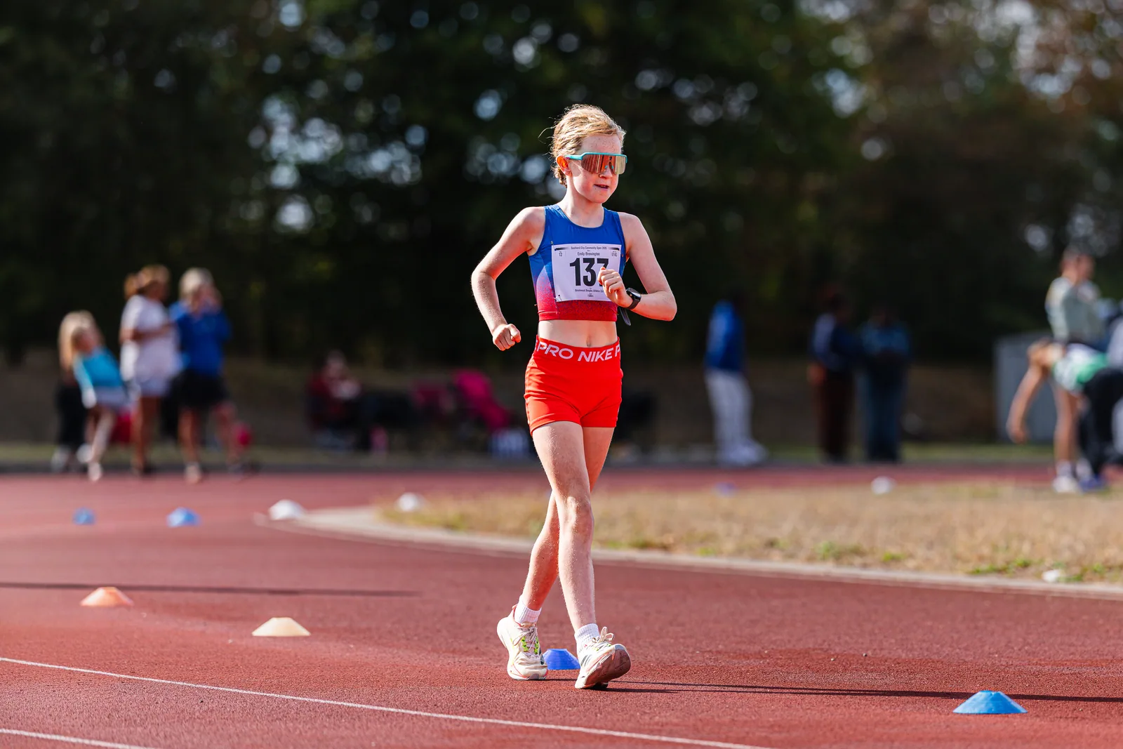 Brentwood Beagles athletes at the Southend Open (Track and Field), Southend, 31 August 2026