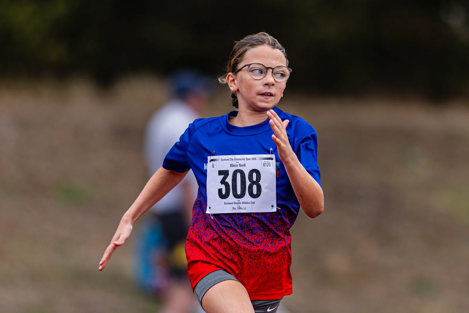 Brentwood Beagles athletes at the Southend Open (Track and Field), Southend, 31 August 2026