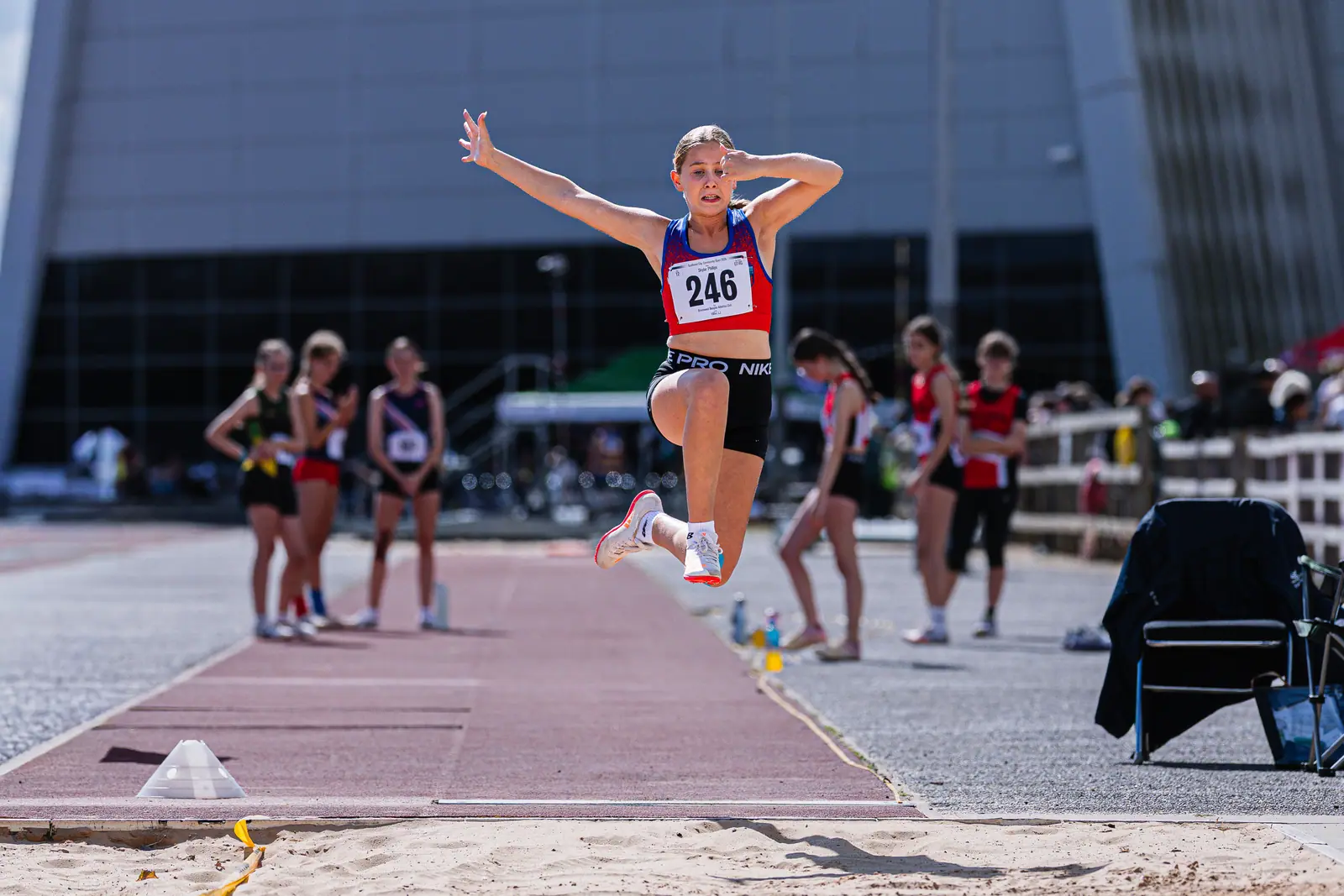 Brentwood Beagles athletes at the Southend Open (Track and Field), Southend, 31 August 2026