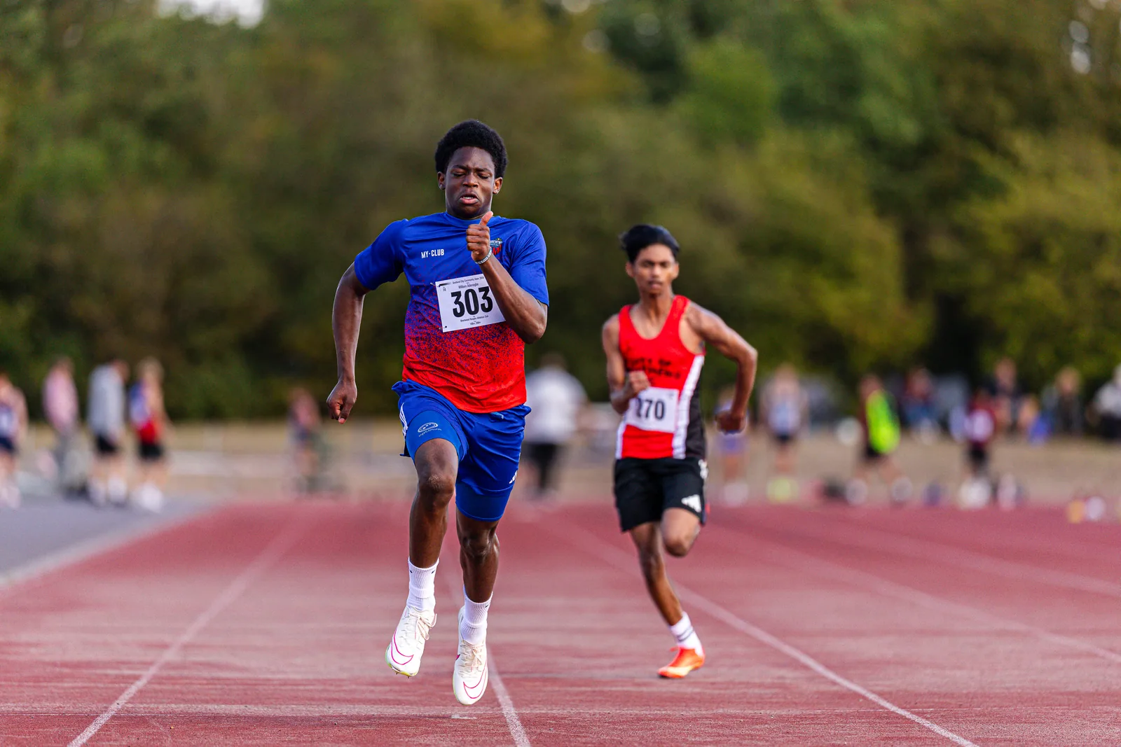 Brentwood Beagles athletes at the Southend Open (Track and Field), Southend, 31 August 2026