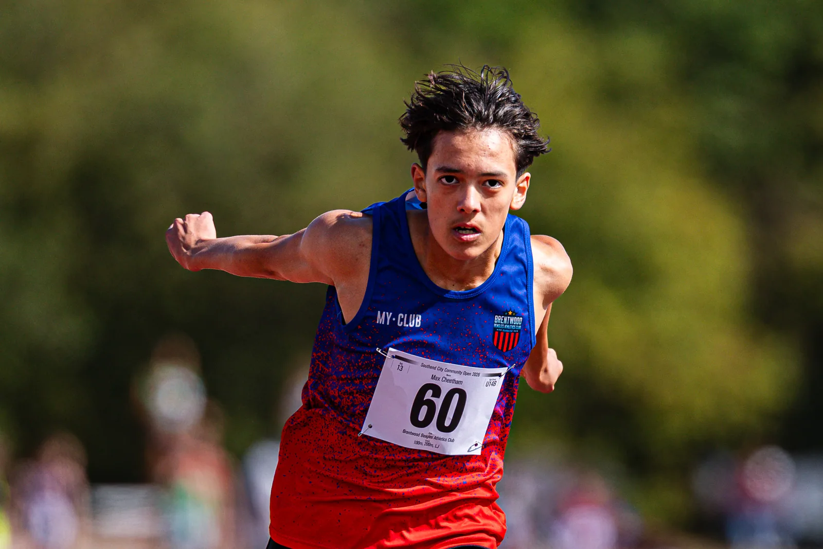 Brentwood Beagles athletes at the Southend Open (Track and Field), Southend, 31 August 2026