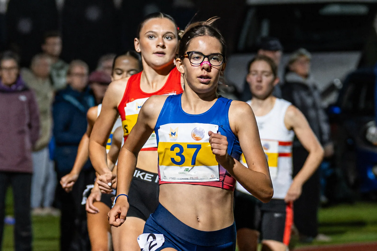Brentwood Beagles athletes at the Monument Mile, Stirling, 6 September 2026