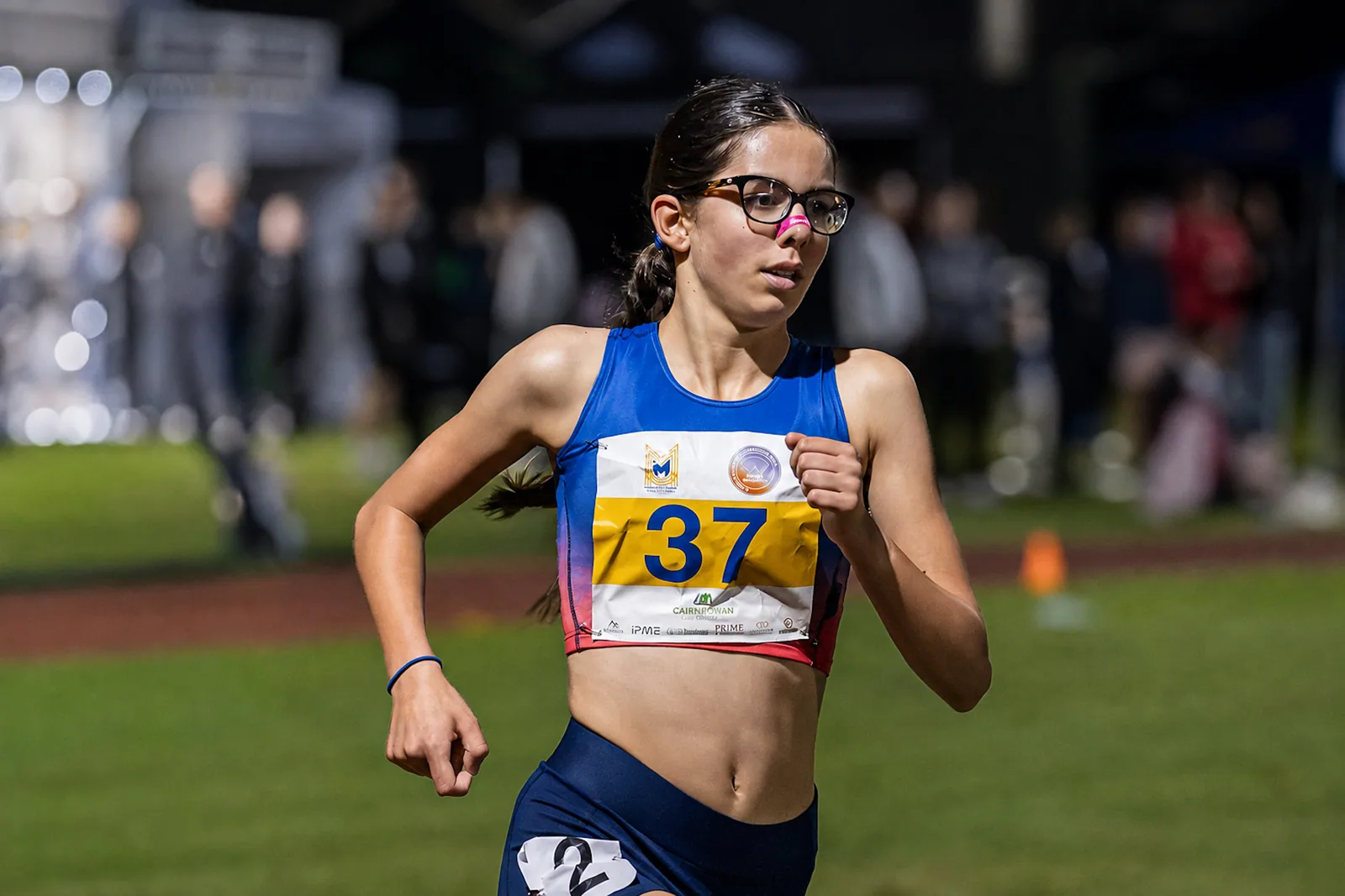 Brentwood Beagles athletes at the Monument Mile, Stirling, 6 September 2026