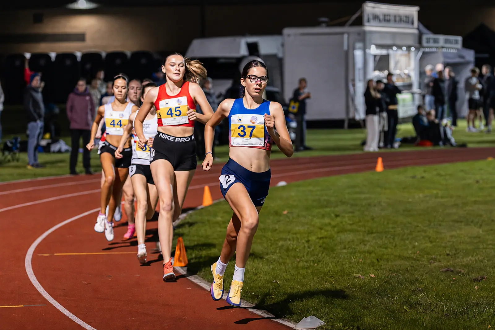 Brentwood Beagles athletes at the Monument Mile, Stirling, 6 September 2026