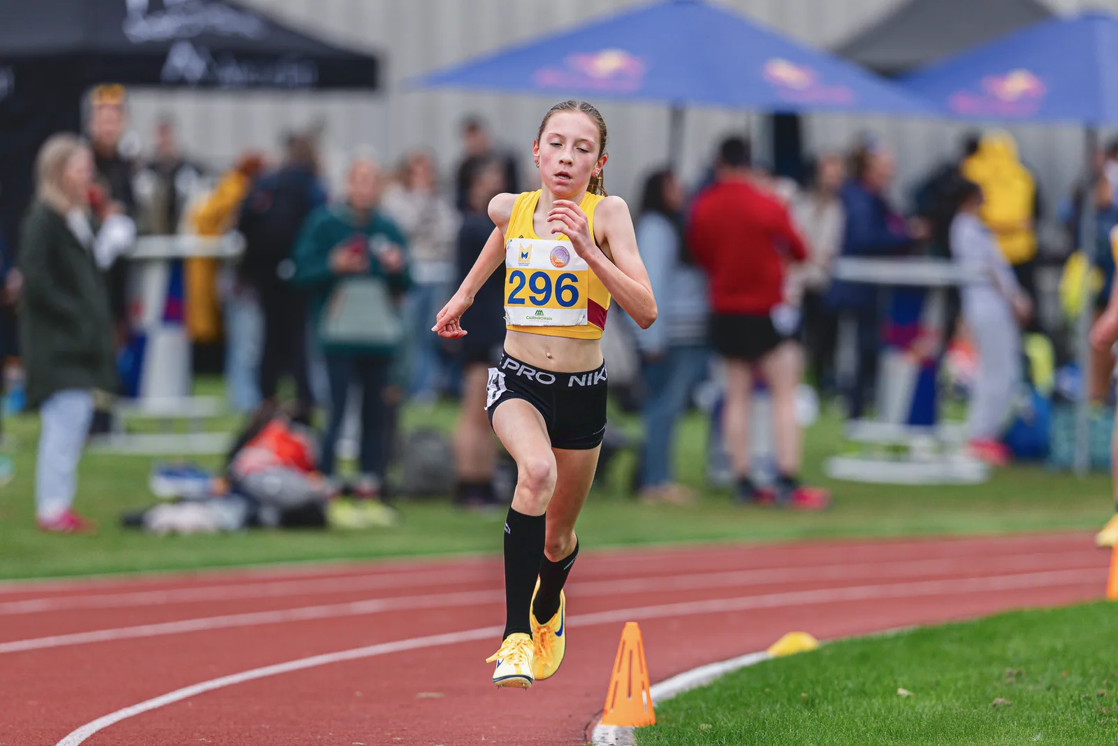 Brentwood Beagles athletes at the Monument Mile, Stirling, 6 September 2026