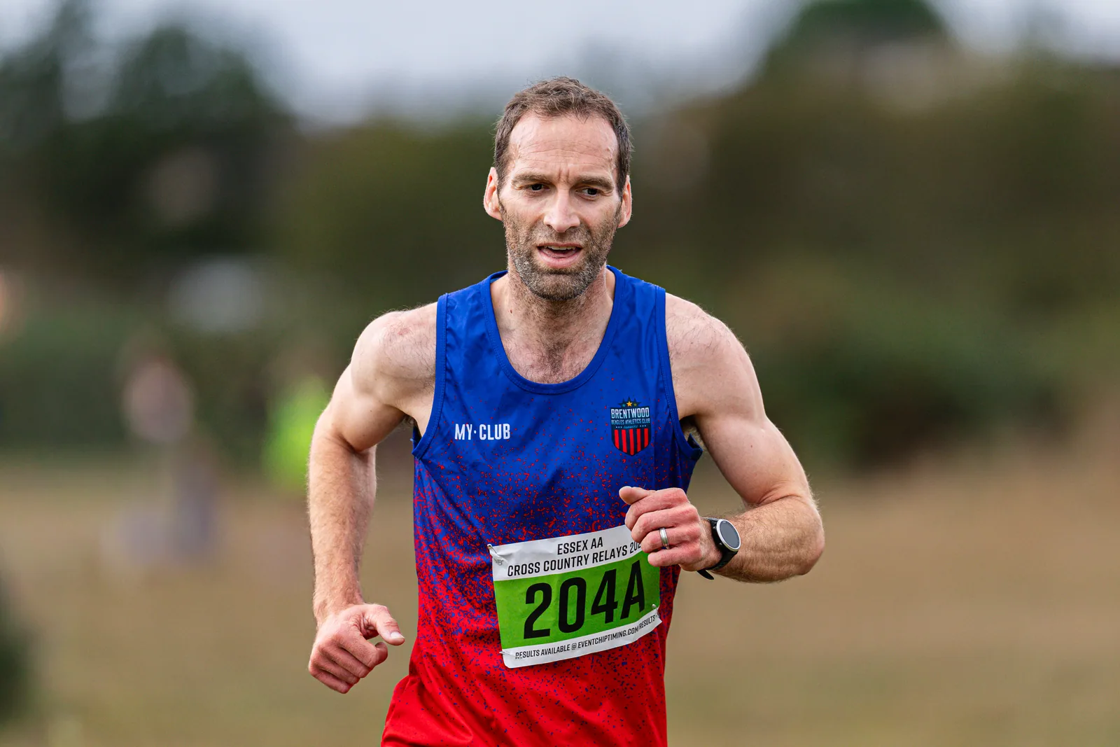 Brentwood Beagles athletes at the Essex Cross Country Relays, 19 September 2026