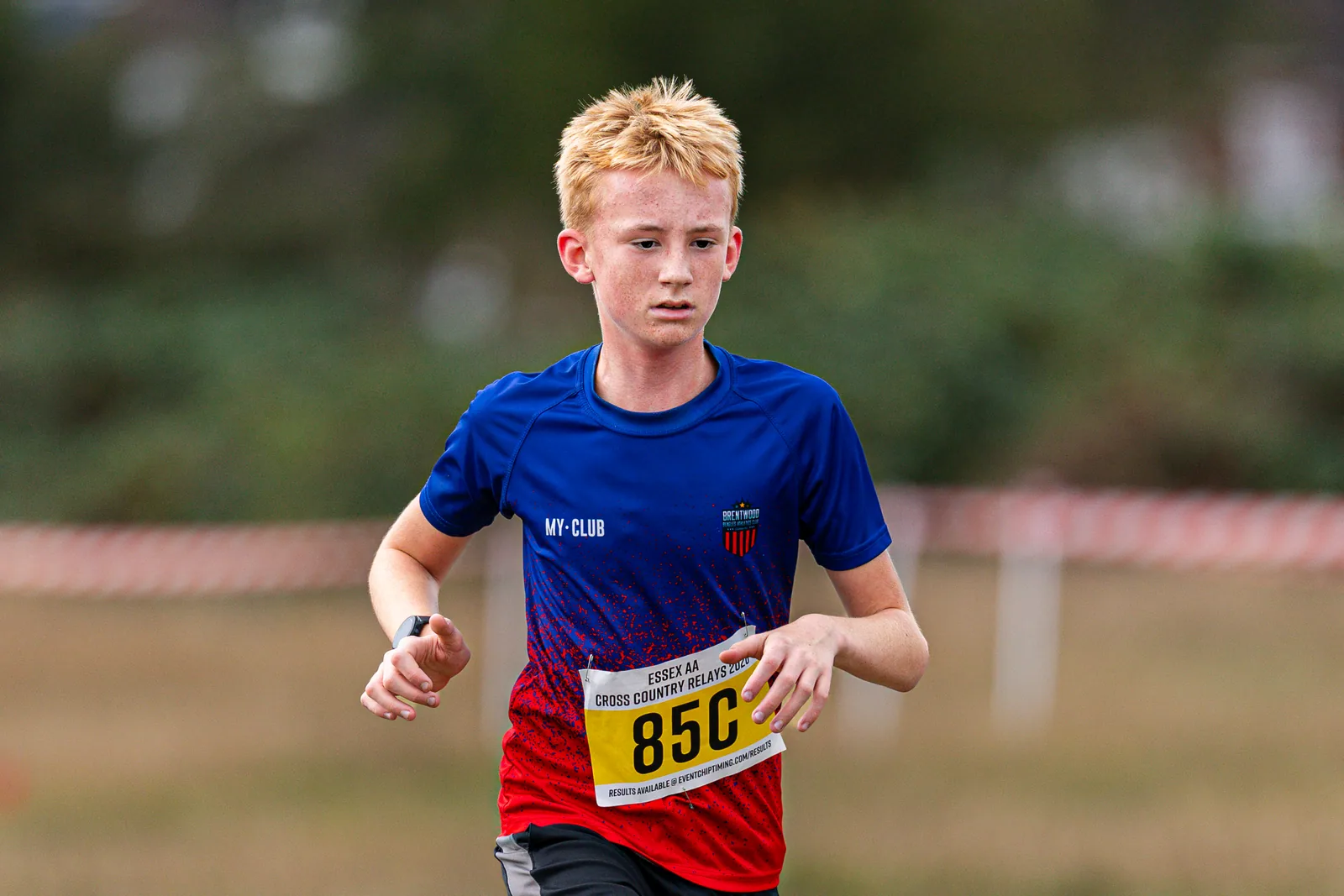 Brentwood Beagles athletes at the Essex Cross Country Relays, 19 September 2026