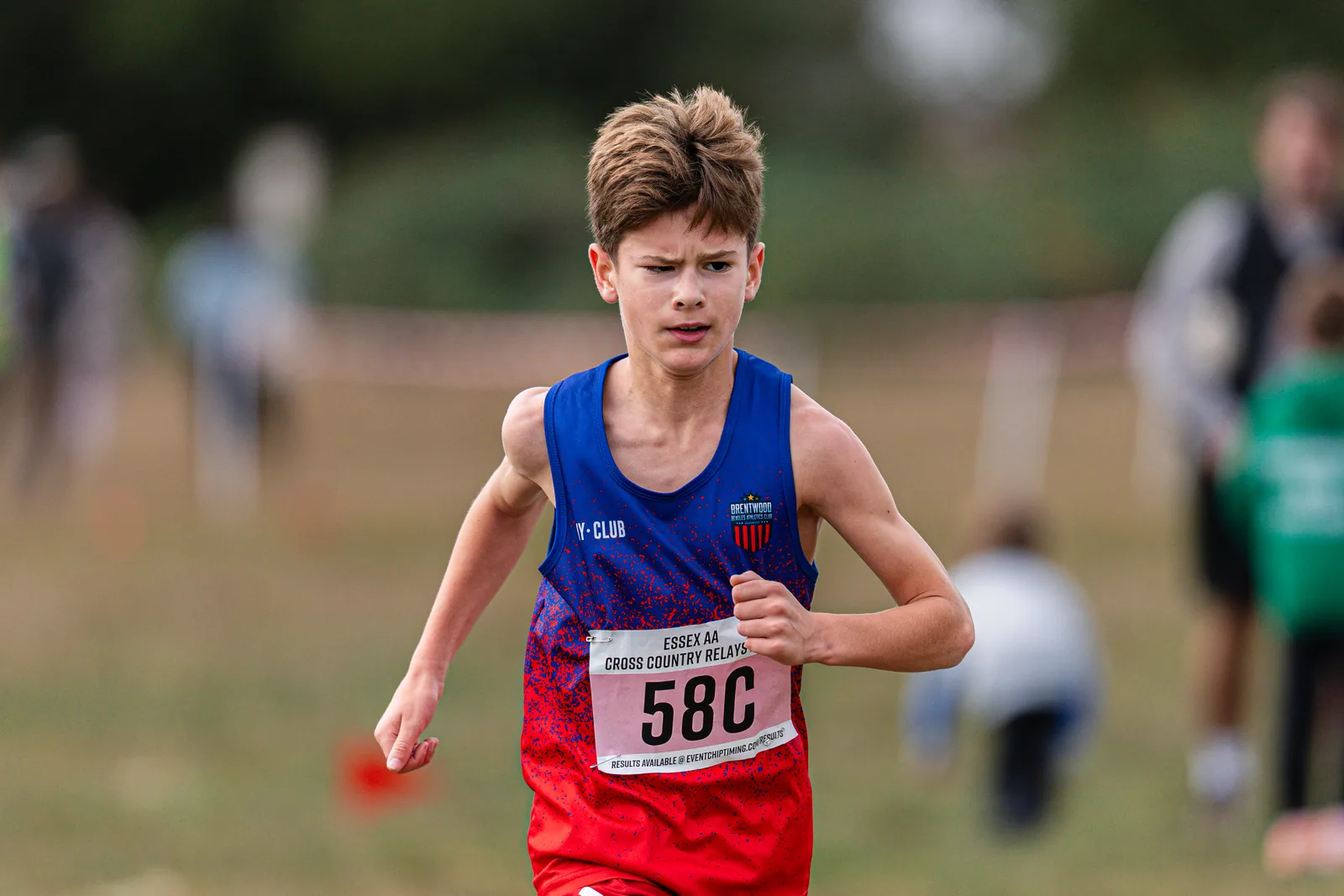 Brentwood Beagles athletes at the Essex Cross Country Relays, 19 September 2026