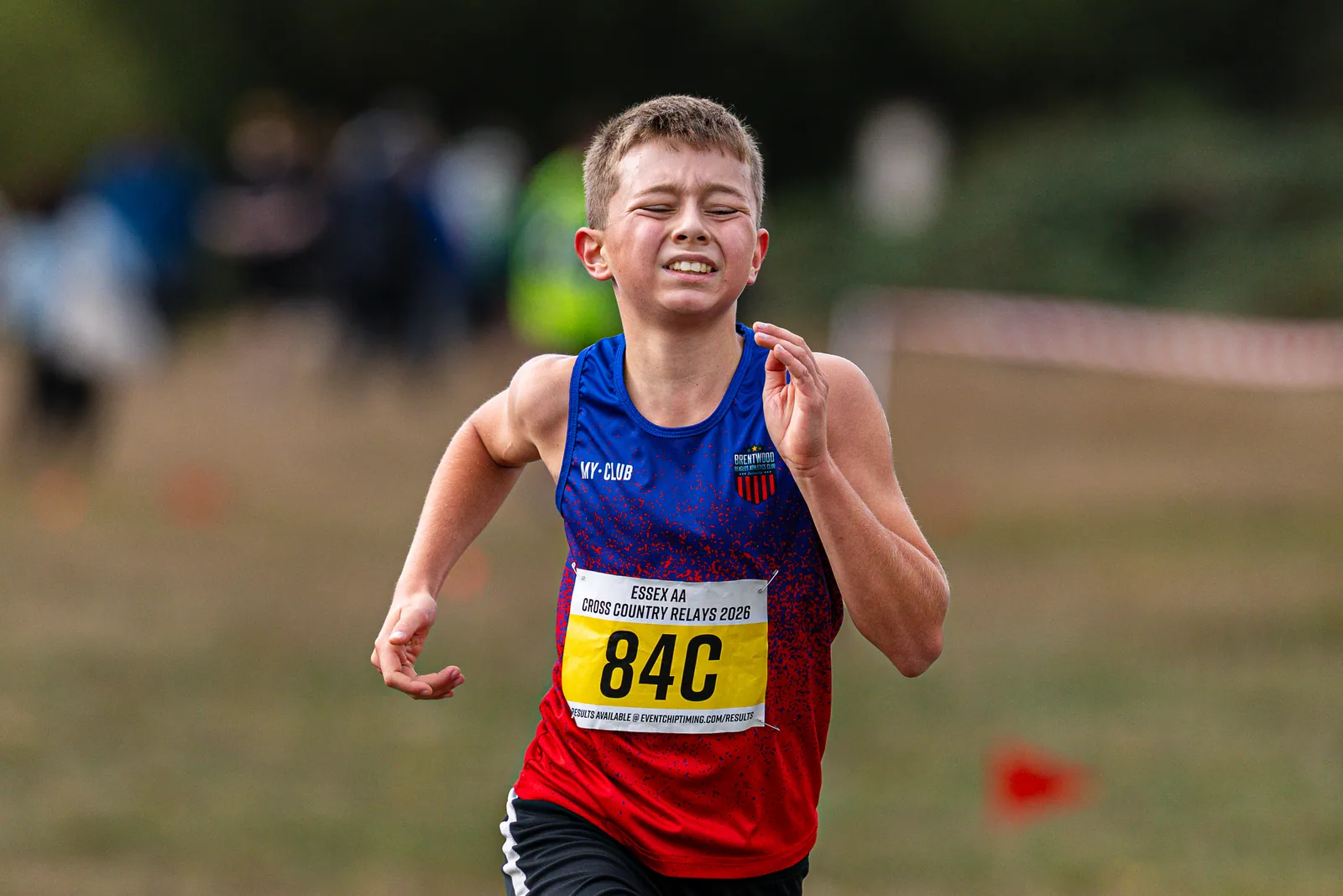 Brentwood Beagles athletes at the Essex Cross Country Relays, 19 September 2026