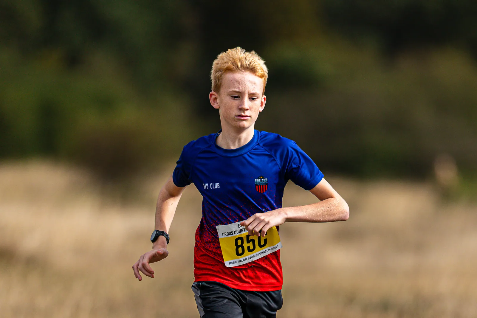Brentwood Beagles athletes at the Essex Cross Country Relays, 19 September 2026