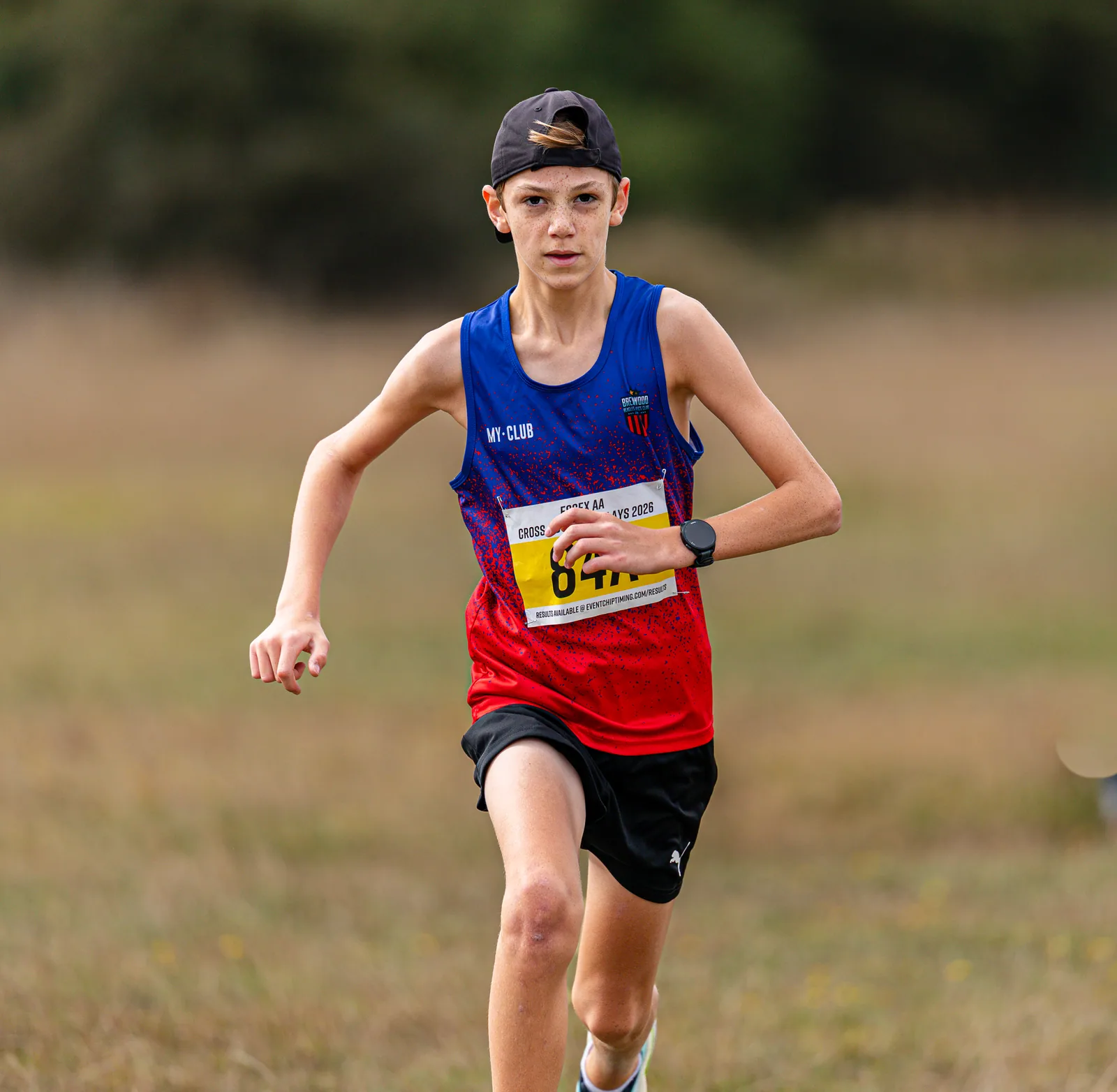 Brentwood Beagles athletes at the Essex Cross Country Relays, 19 September 2026